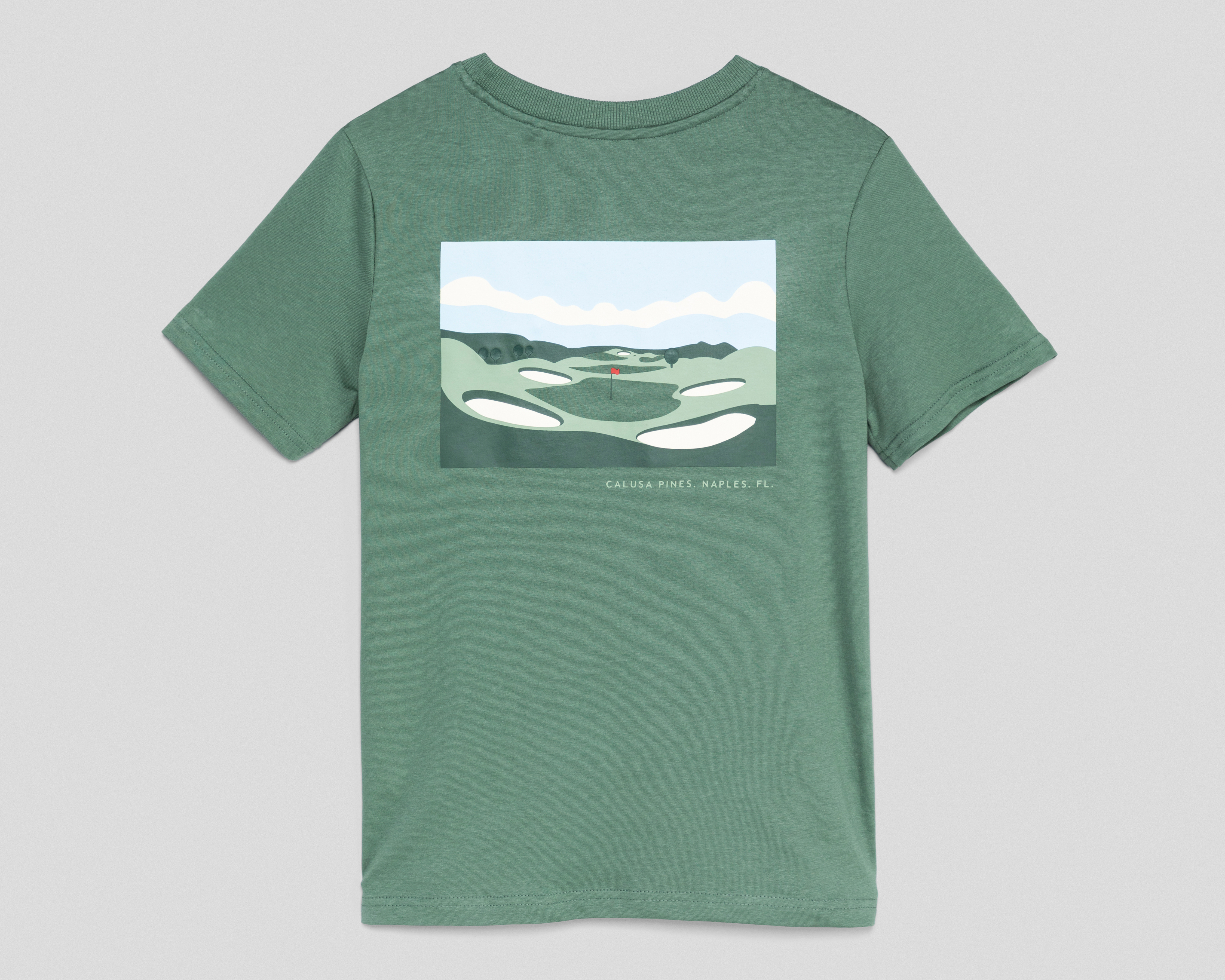 Foto 3 pulgar | Foto 2 | Playera de Cuello Redondo Verde Refill para Niño