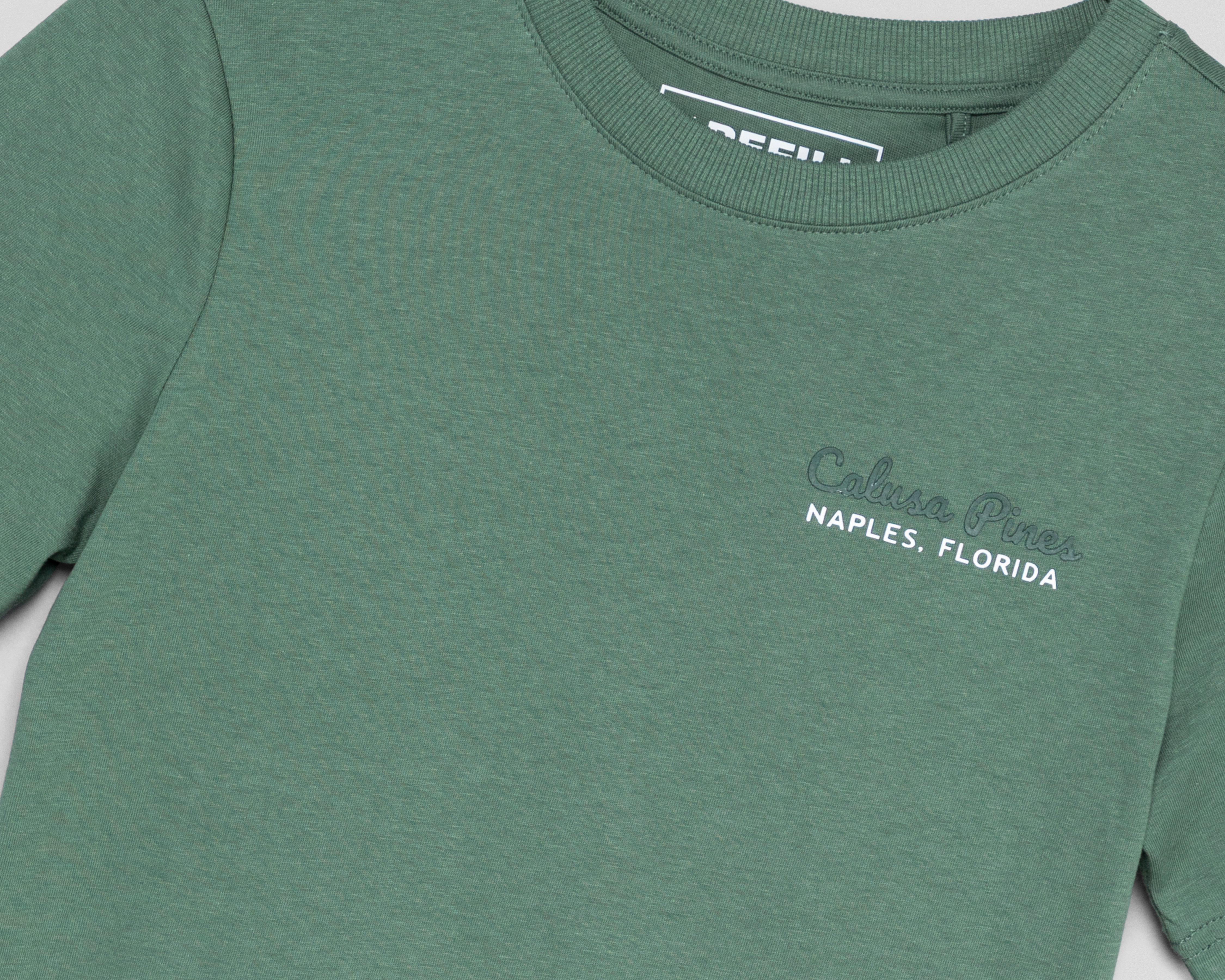 Foto 3 | Foto 3 | Playera de Cuello Redondo Verde Refill para Niño