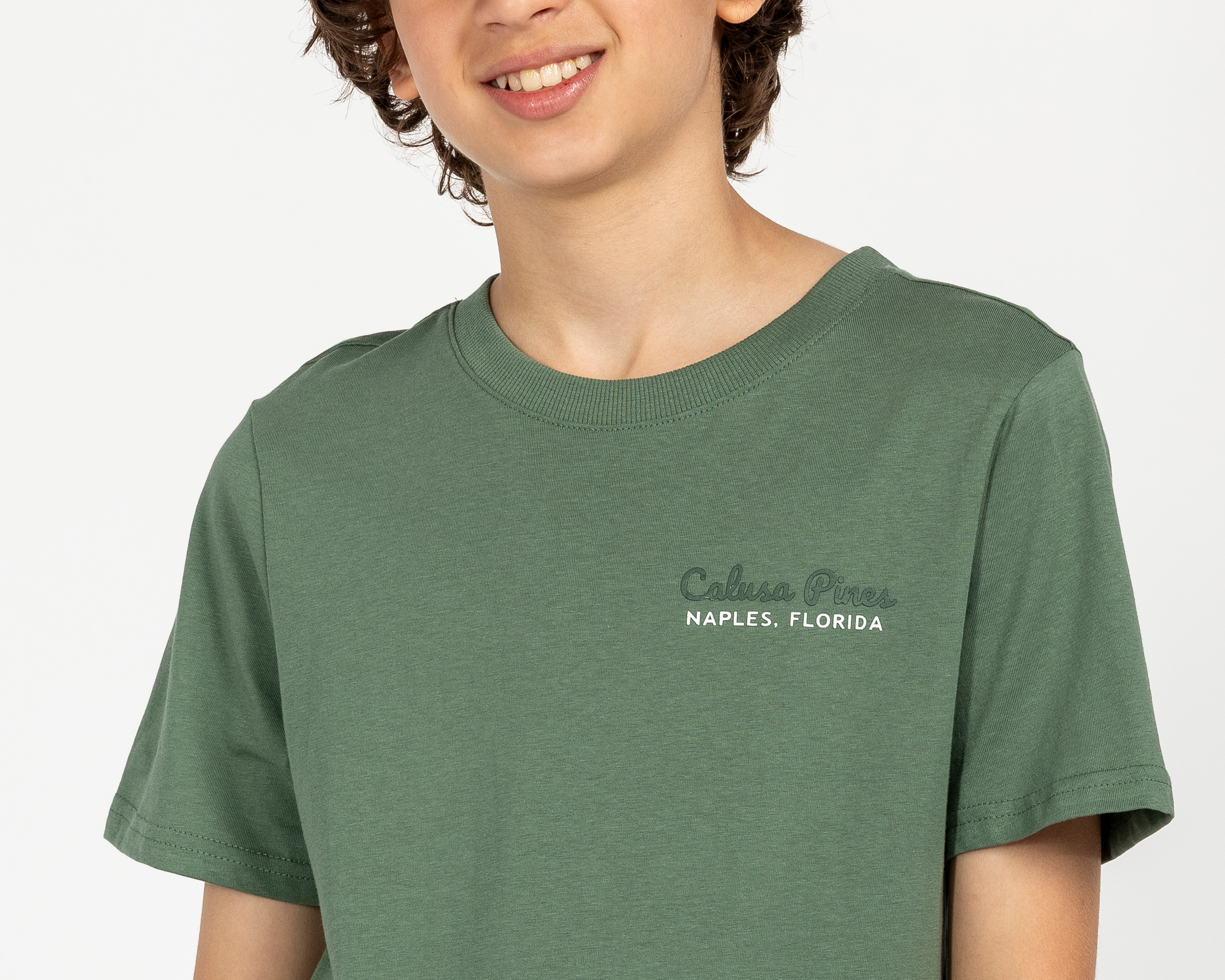 Foto 4 | Foto 4 | Playera de Cuello Redondo Verde Refill para Niño