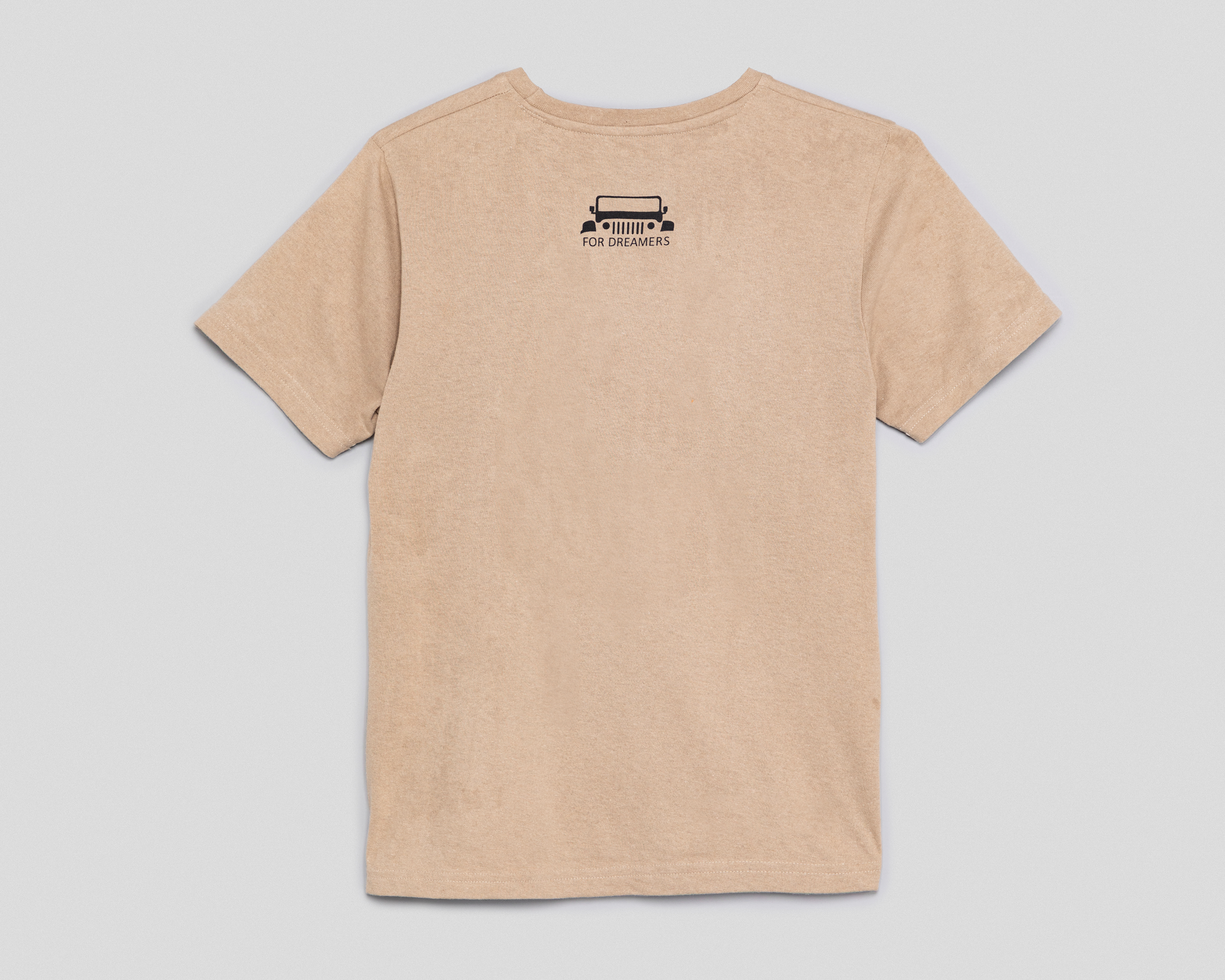 Foto 2 | Foto 2 | Playera de Cuello Redondo Café Jeep para Niño