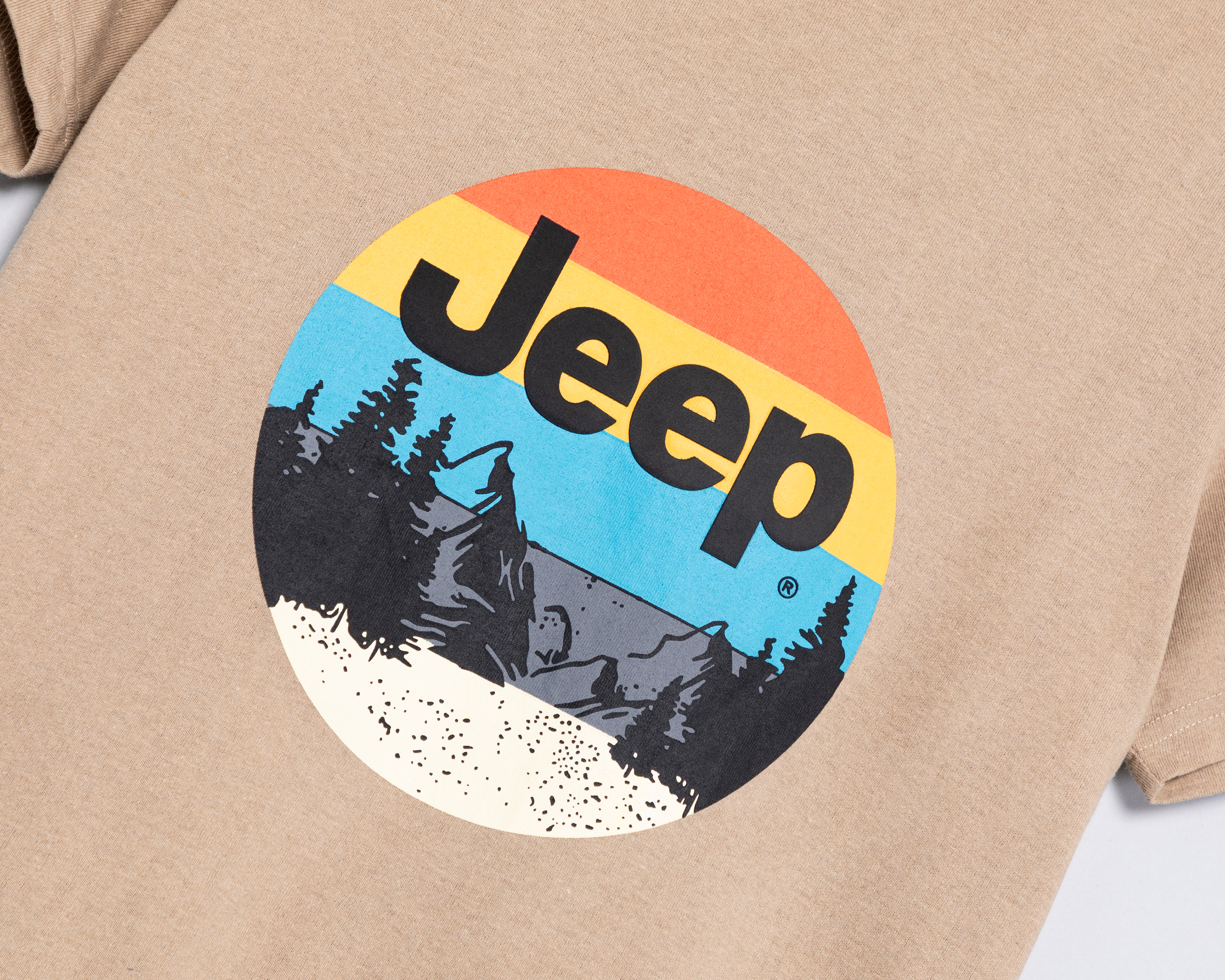 Foto 4 pulgar | Foto 3 | Playera de Cuello Redondo Café Jeep para Niño