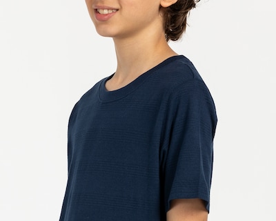 Foto 4 | Foto 4 | Playera de Cuello Redondo Azul Refill Juvenil