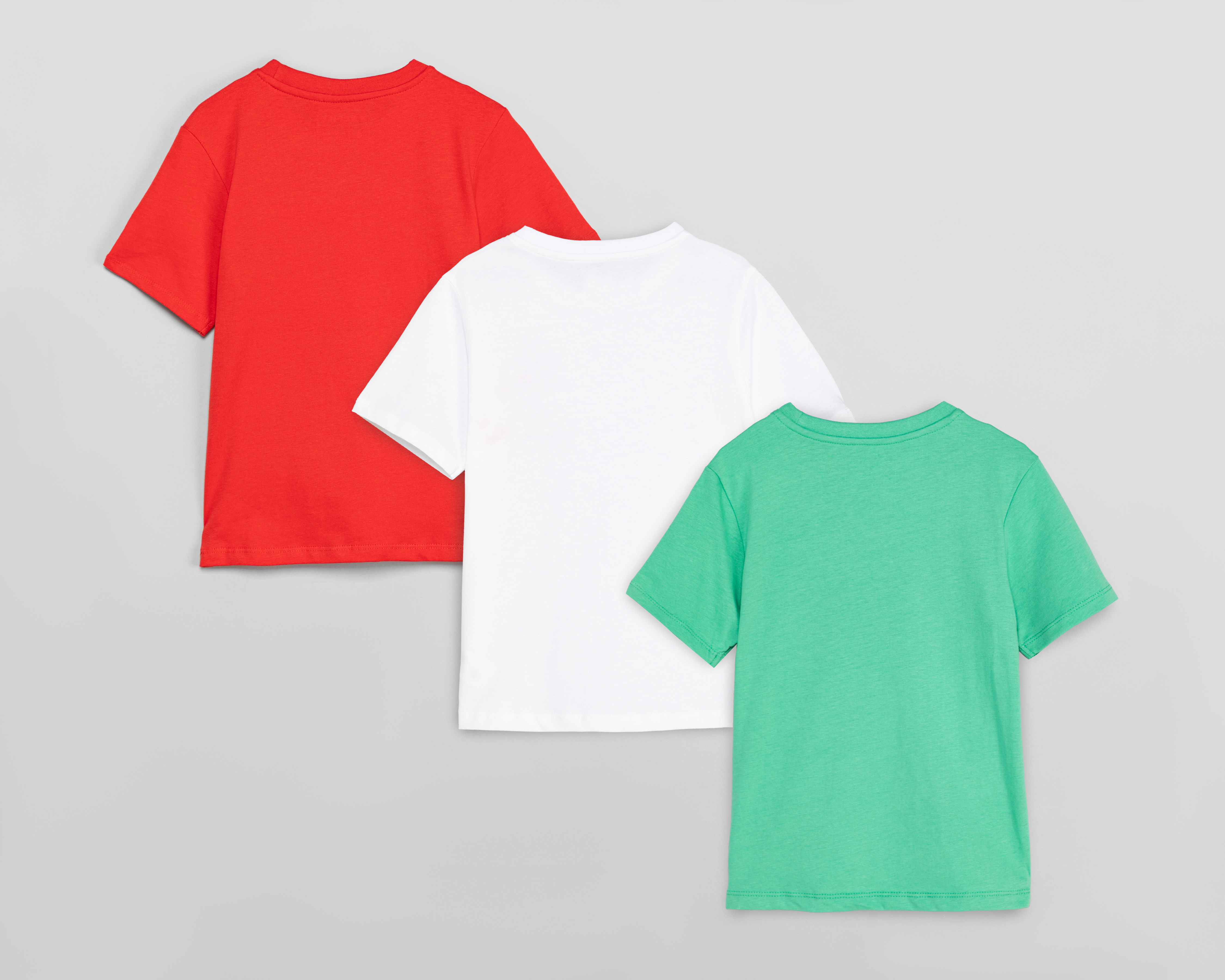 Foto 2 | Foto 2 | Playera de Cuello Redondo Multicolor Refill para Niño 3 Piezas