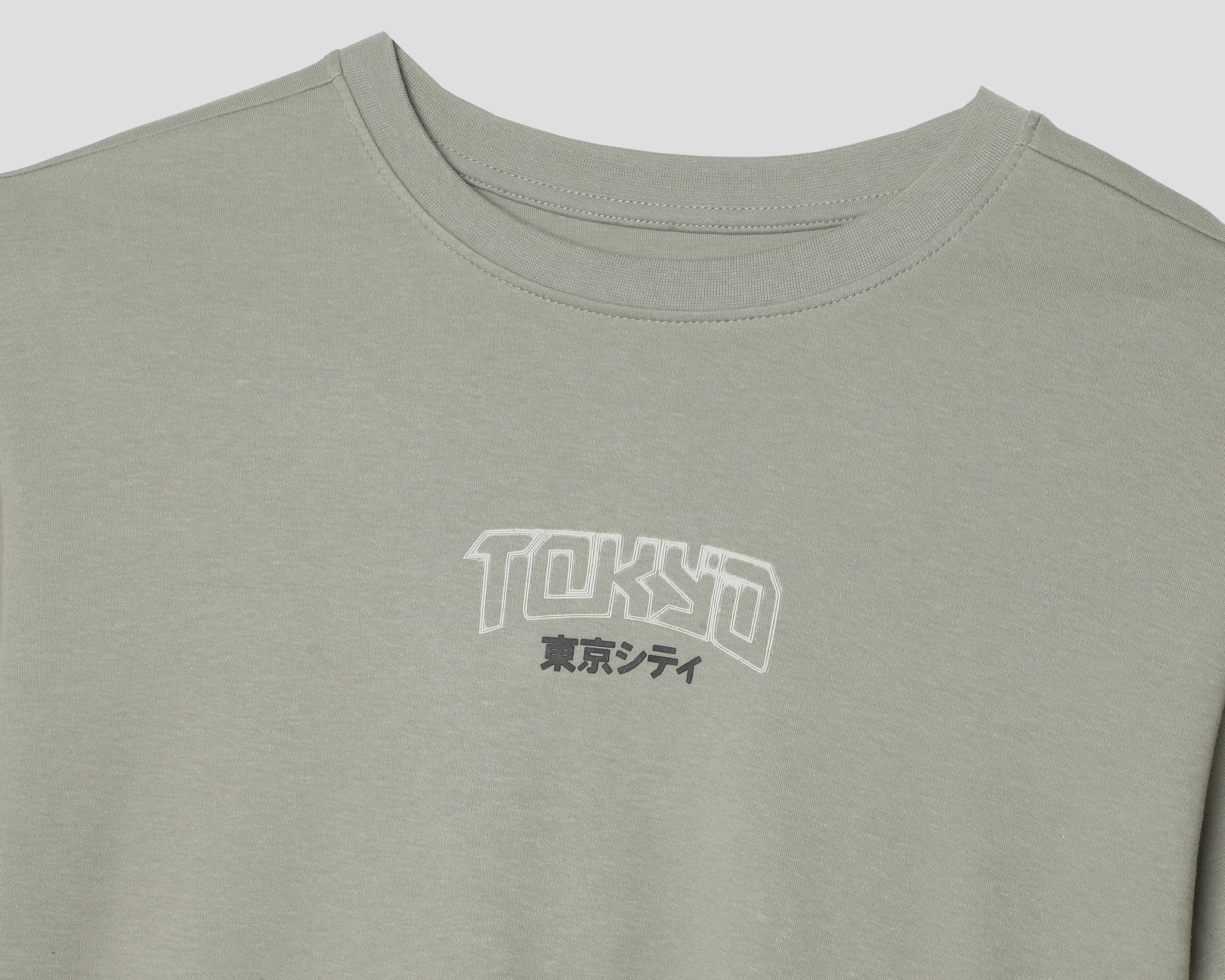 Foto 3 | Foto 3 | Playera de Cuello Redondo Gris Neo*City para Niño