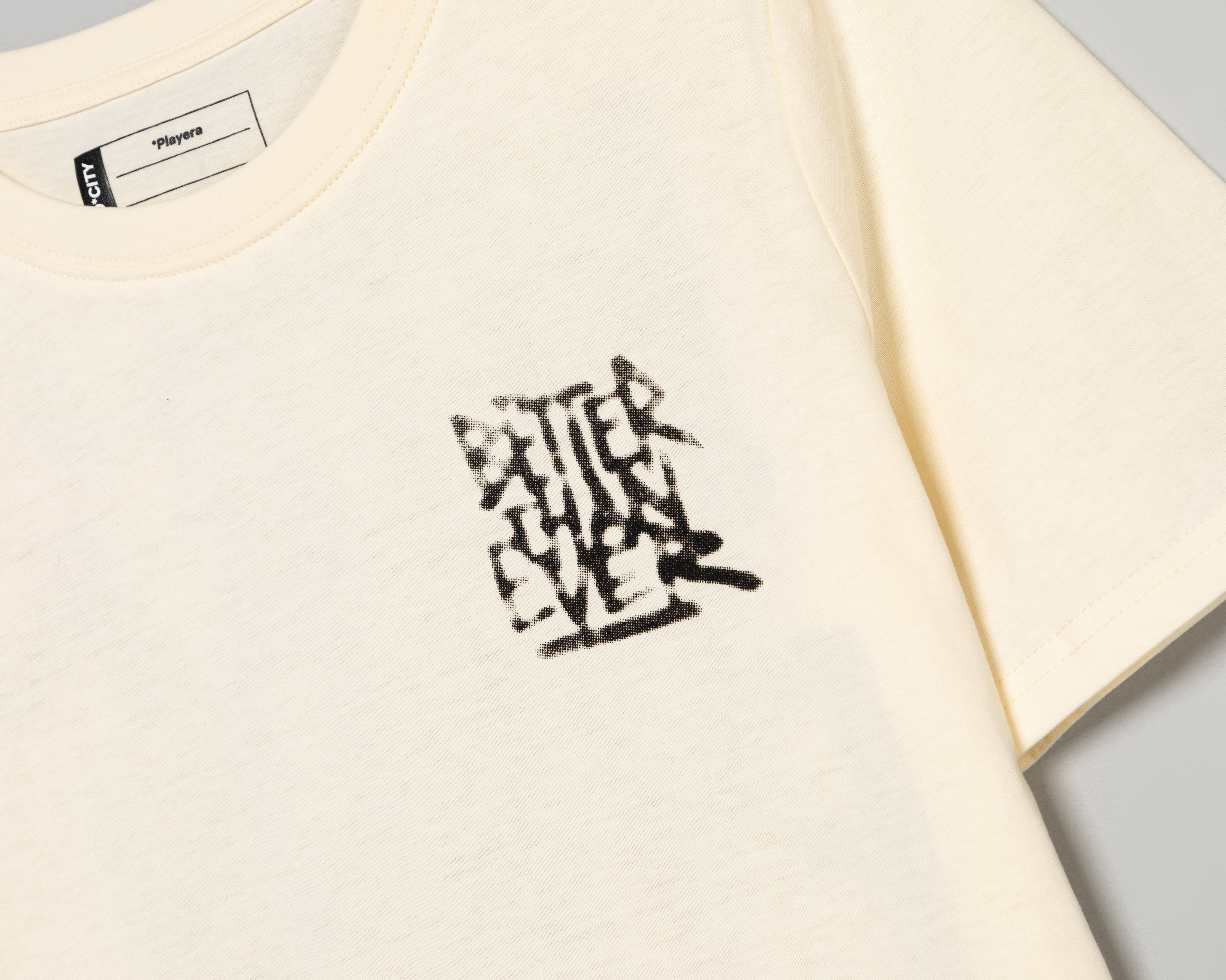 Foto 3 | Foto 3 | Playera de Cuello Redondo Beige Neo*City para Niño