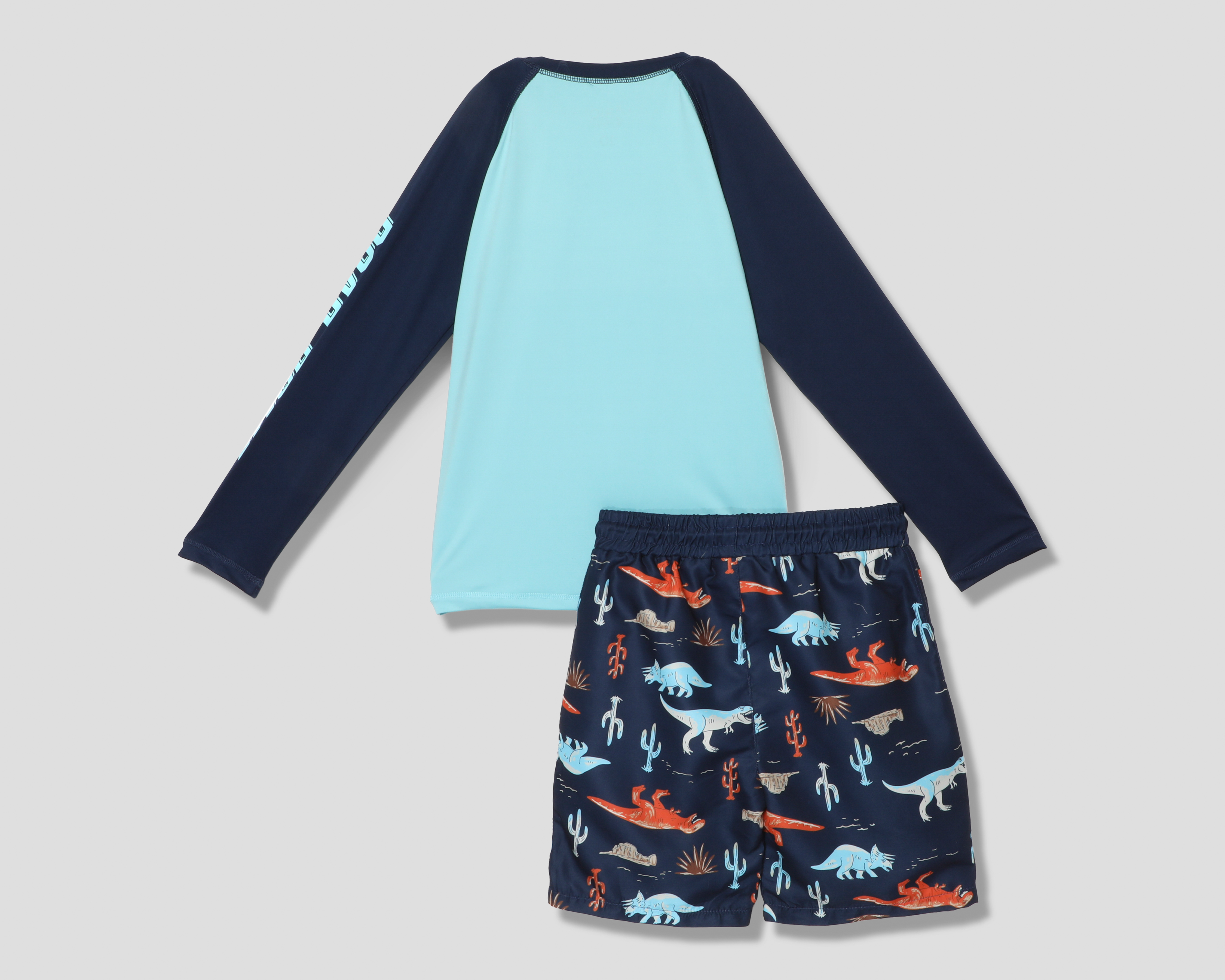 Foto 2 | Foto 2 | Traje de Baño Rio Beach Print de Dinosaurios para Niño 2 Piezas