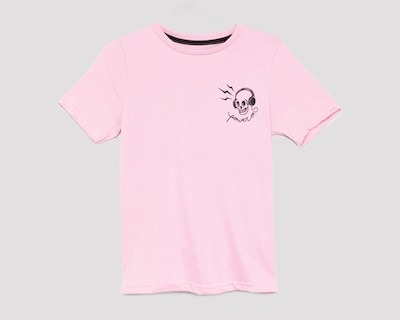Foto 1 | Foto 1 | Playera de Cuello Redondo Rosa Neo*City Juvenil