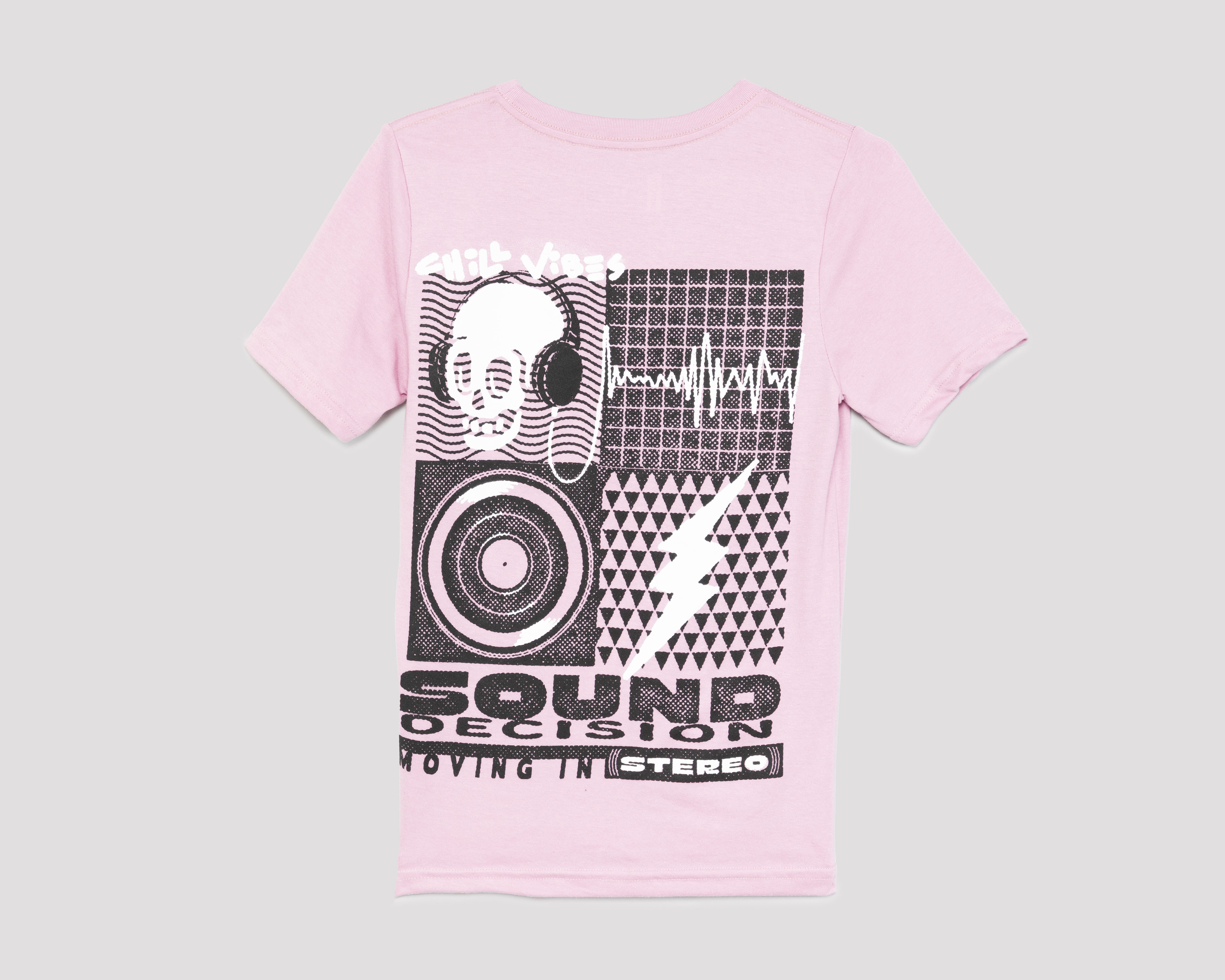 Foto 3 pulgar | Foto 2 | Playera de Cuello Redondo Rosa Neo*City Juvenil