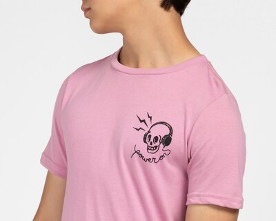 Foto 5 | Foto 4 | Playera de Cuello Redondo Rosa Neo*City Juvenil