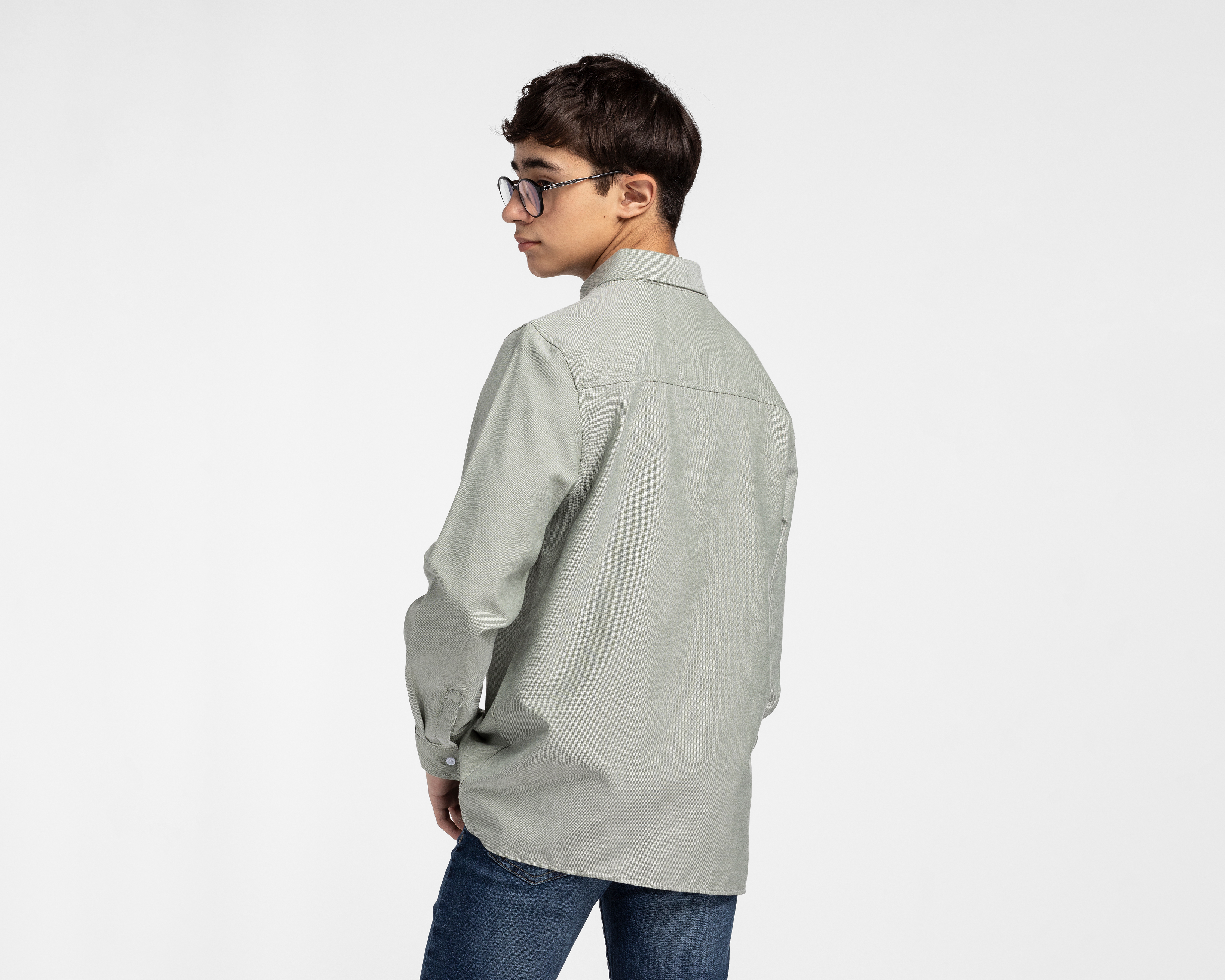 Foto 4 pulgar | Foto 3 | Camisa Refill Regular Lisa para Hombre