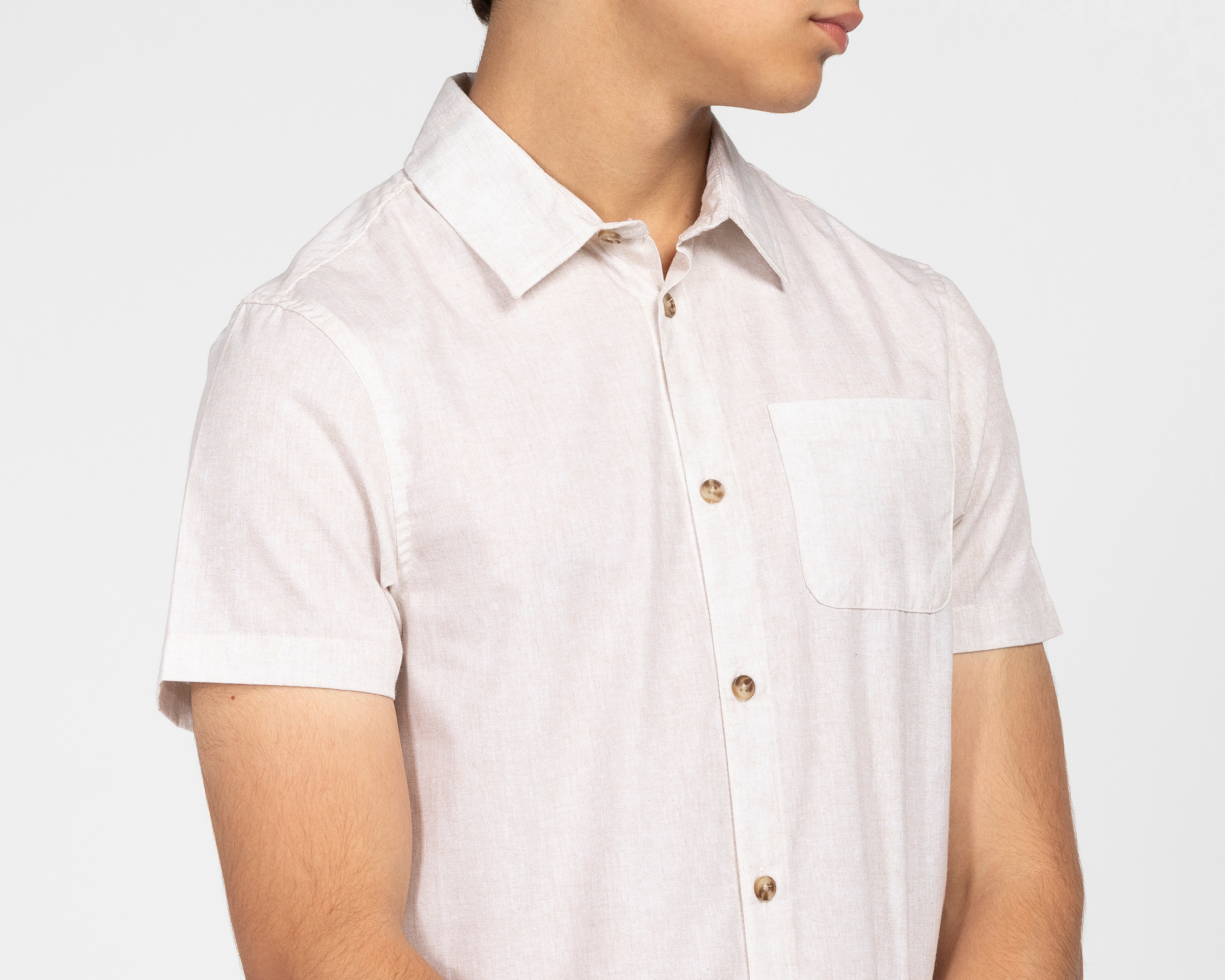 Foto 4 | Foto 4 | Camisa Cuello Americano Beige Refill para Niño