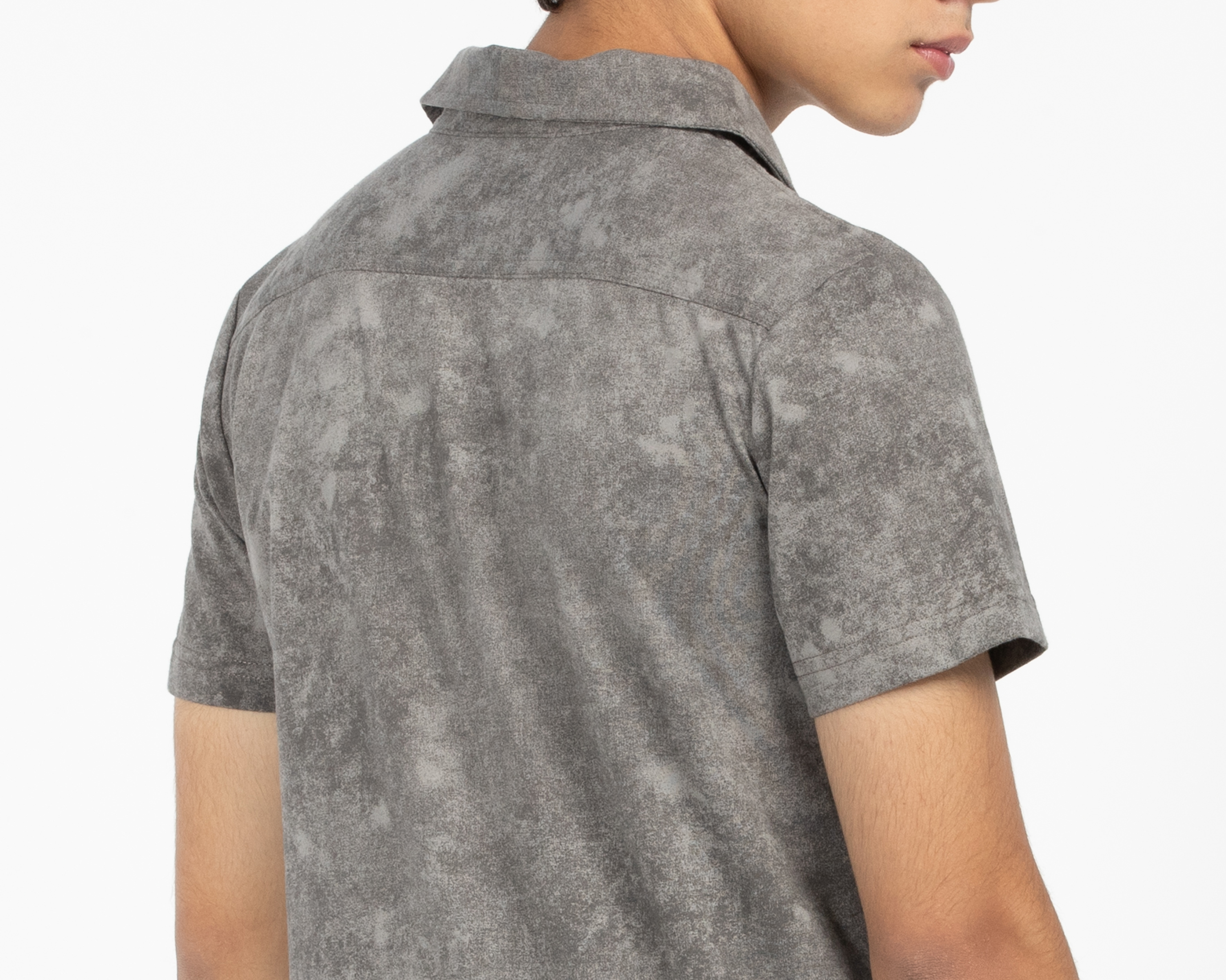 Foto 6 pulgar | Foto 5 | Camisa con Cuello Americano Gris Neo*City para Niño