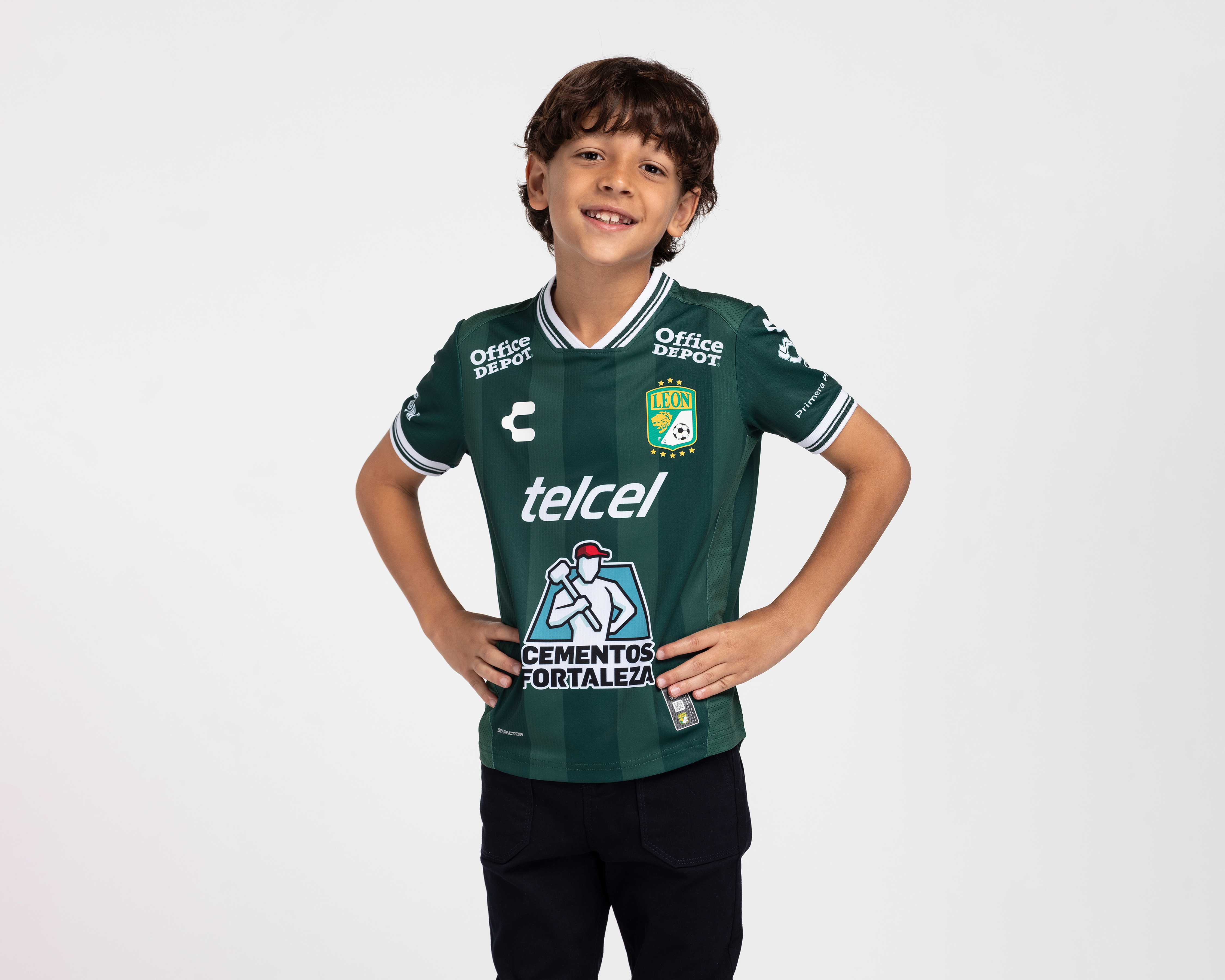 Playera Club León Local 25/26 Charly para Niño