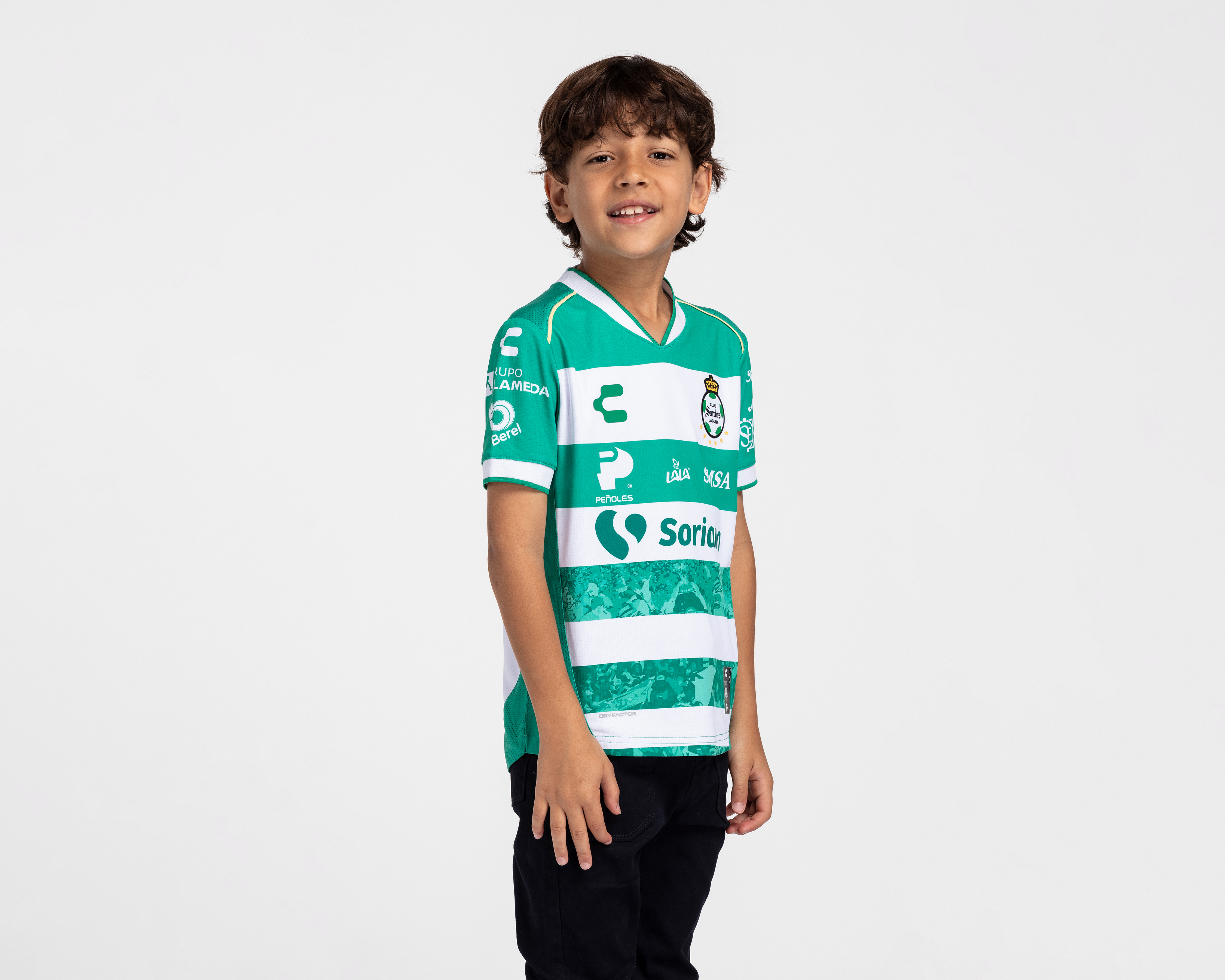 Jersey Charly Club Santos Laguna Local 25/26 para Niño