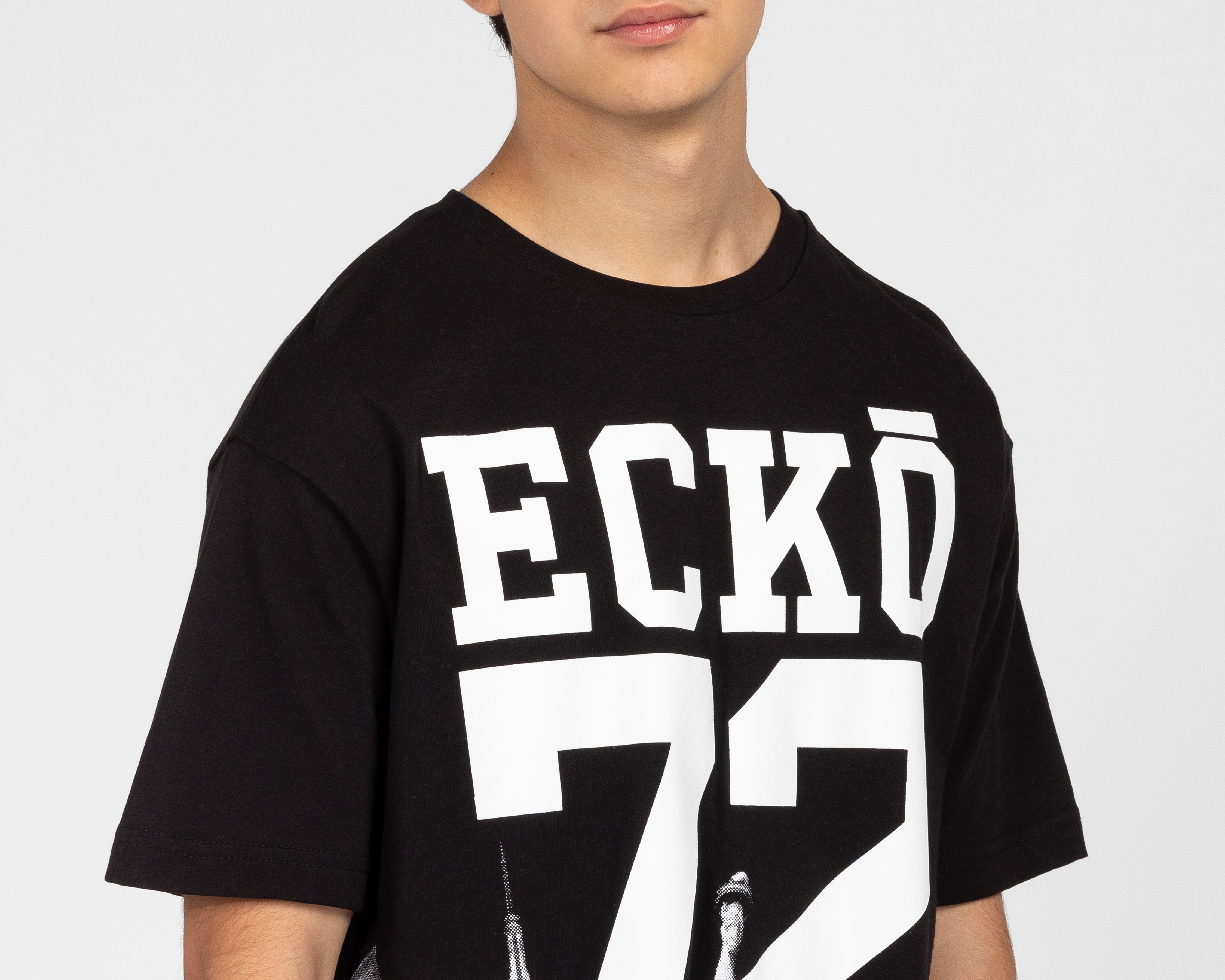 Foto 4 | Foto 4 | Playera de Cuello Redondo Negra Ecko Unltd. para Niño