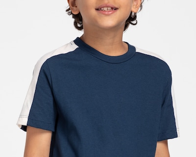 Foto 4 | Foto 4 | Playera Cuello Redondo Azul Marino Refill para Niño