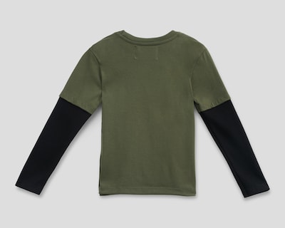 Foto 2 | Foto 2 | Playera Manga Larga Verde Refill para Niño