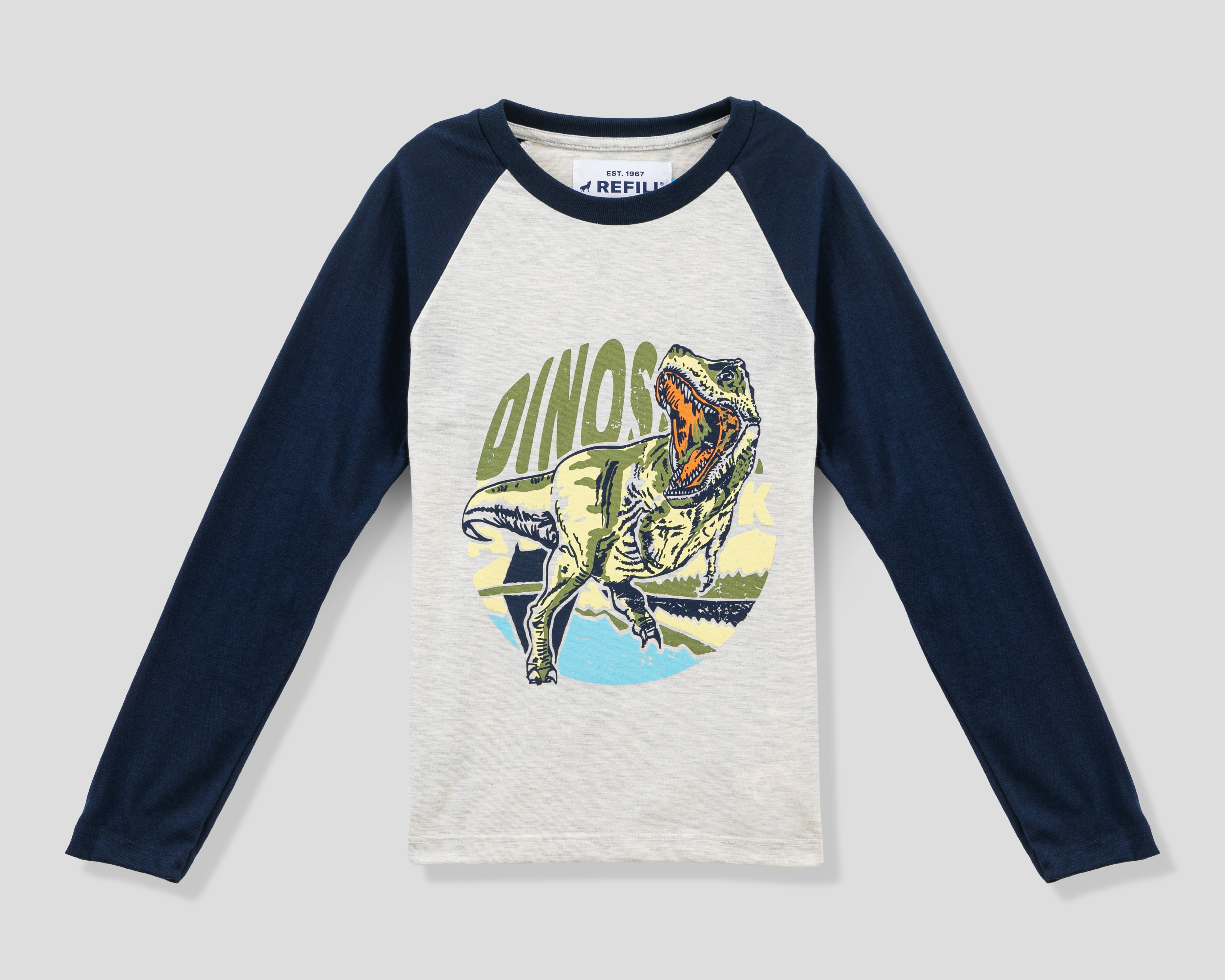 Foto 1 | Foto 1 | Playera Manga Larga Beige Refill para Niño