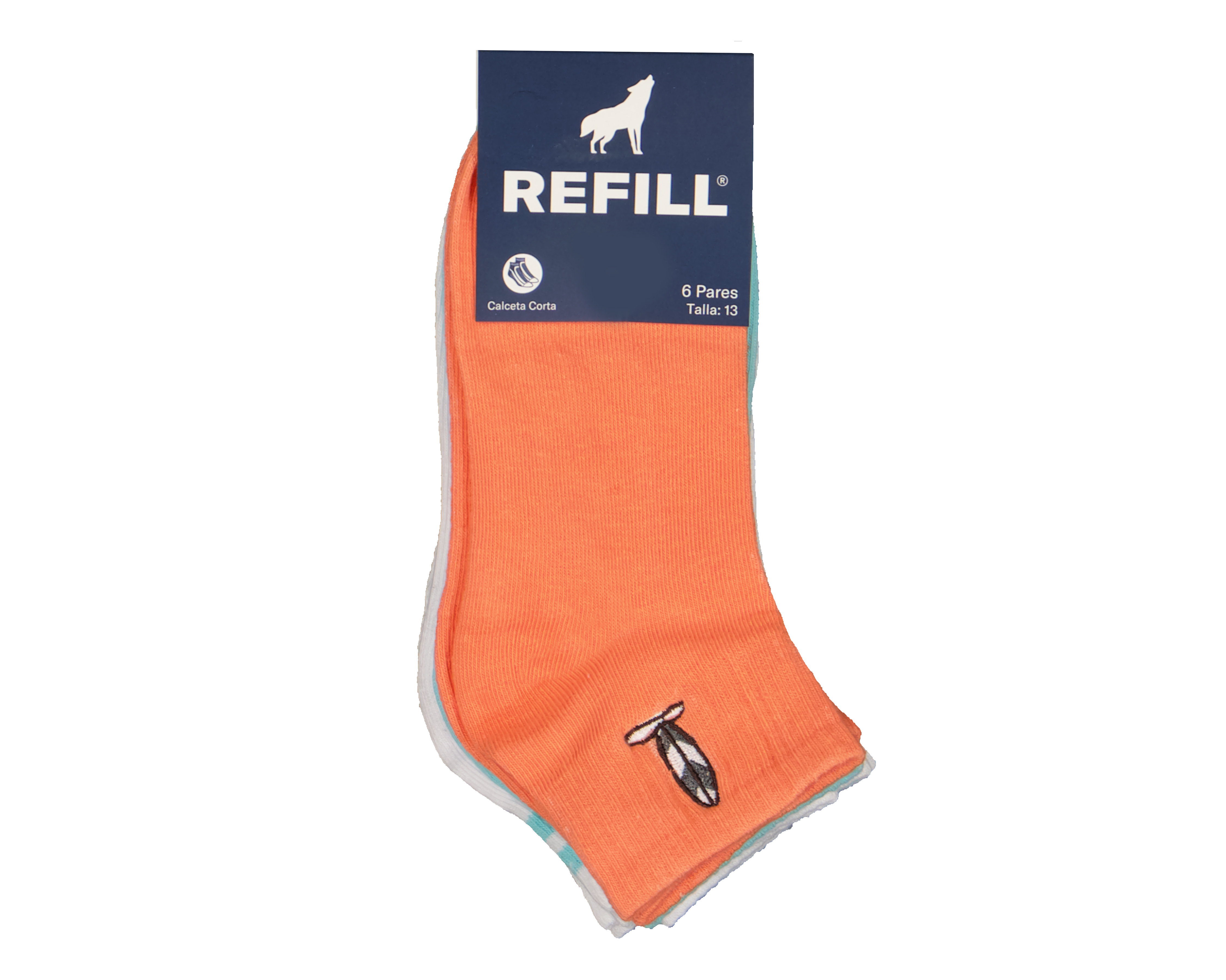 Foto 4 pulgar | Foto 3 | Calcetas Refill para Niño 6 Pares