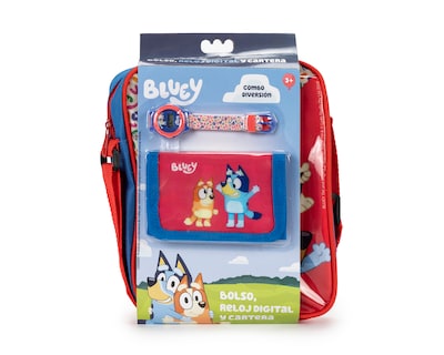 Foto 1 | Foto 1 | Bolsa Bluey con Reloj y Cartera