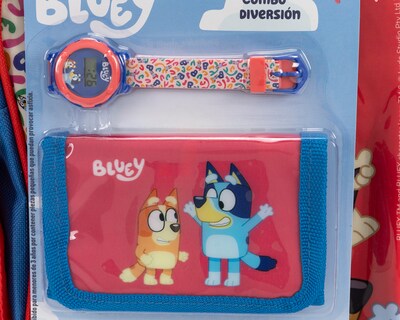 Foto 2 | Foto 2 | Bolsa Bluey con Reloj y Cartera