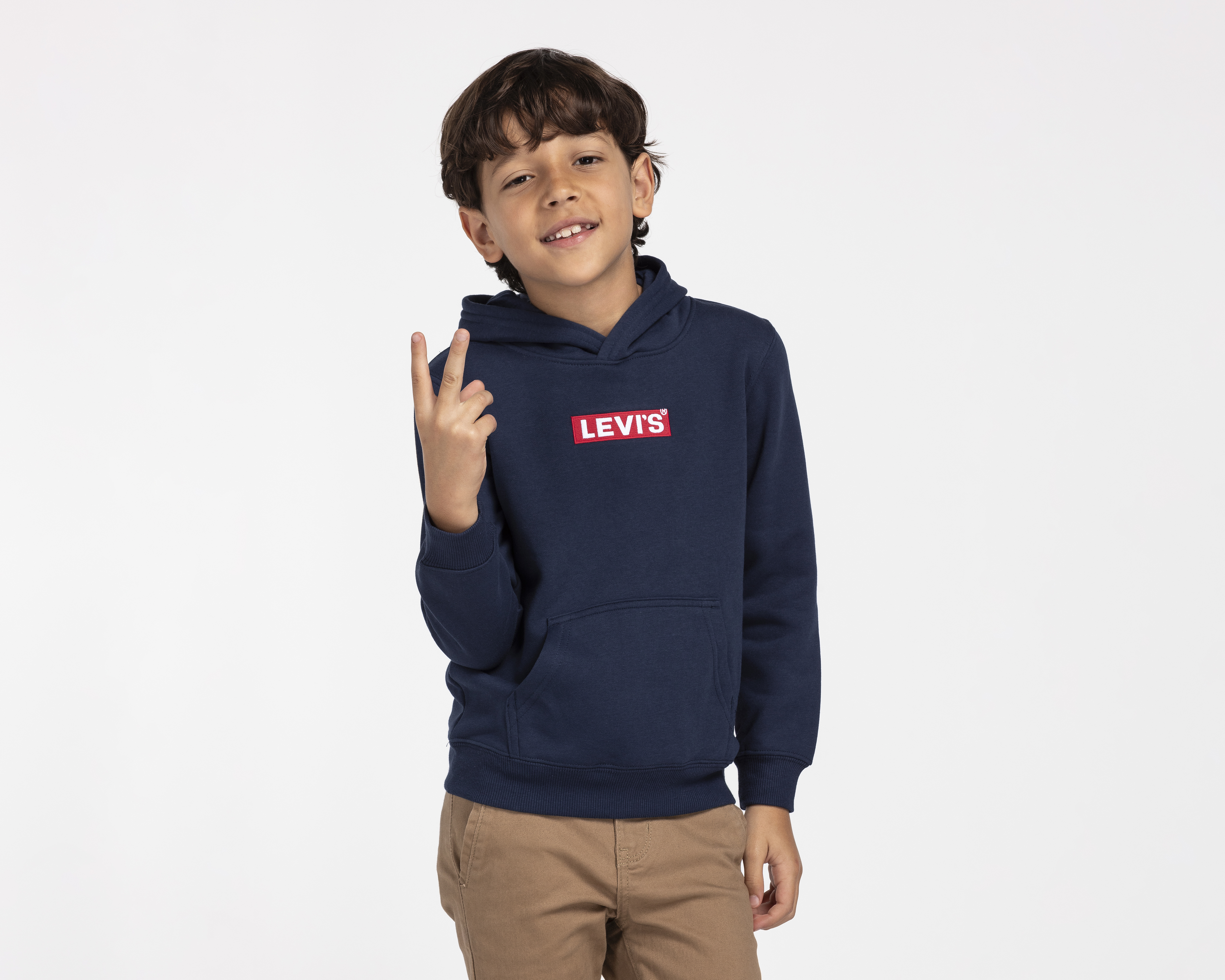 Foto 2 pulgar | Foto 1 | Sudadera con Capucha Levi's para Niño