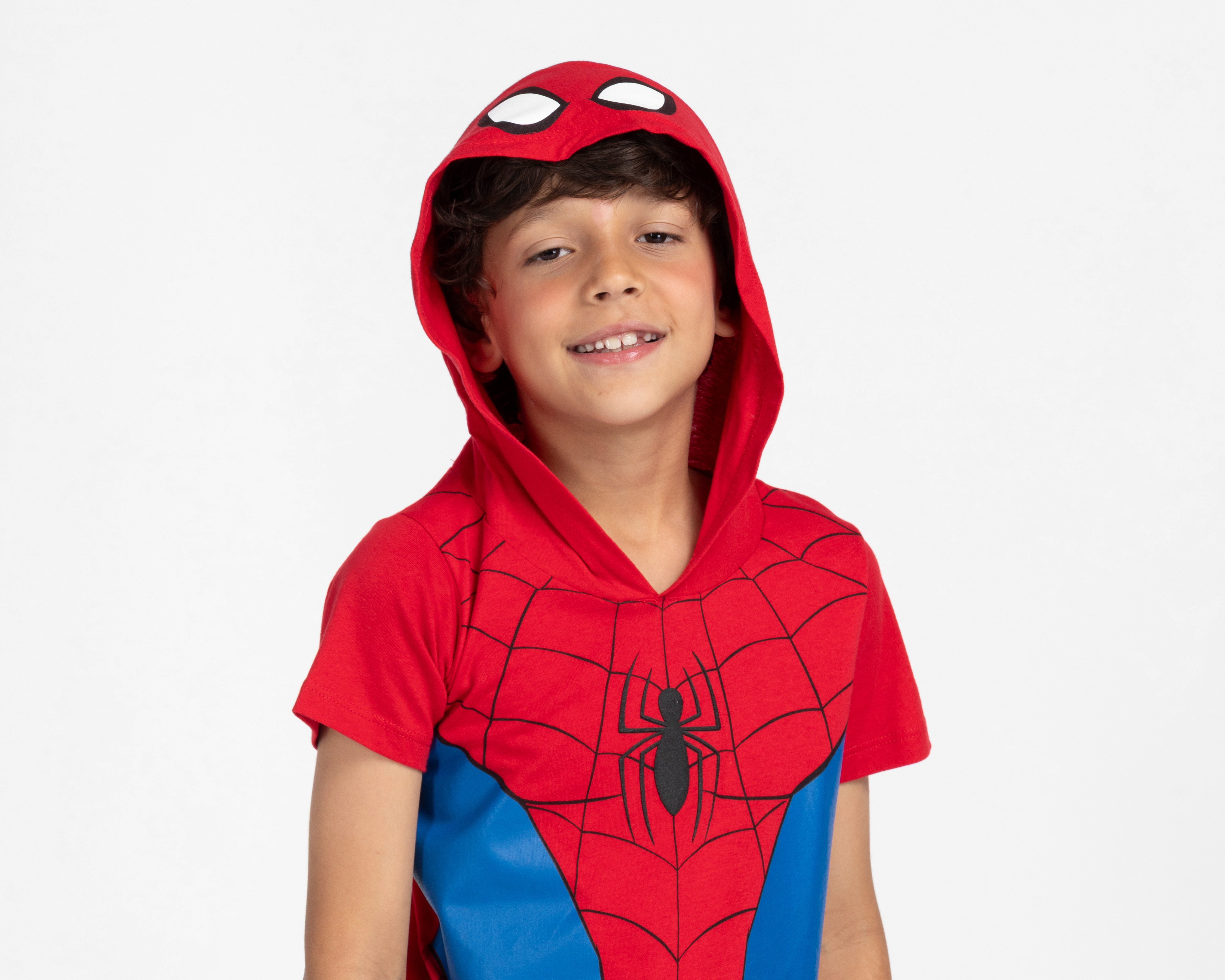 Foto 5 pulgar | Foto 4 | Playera con Capucha Roja Marvel Spider-Man para Niño