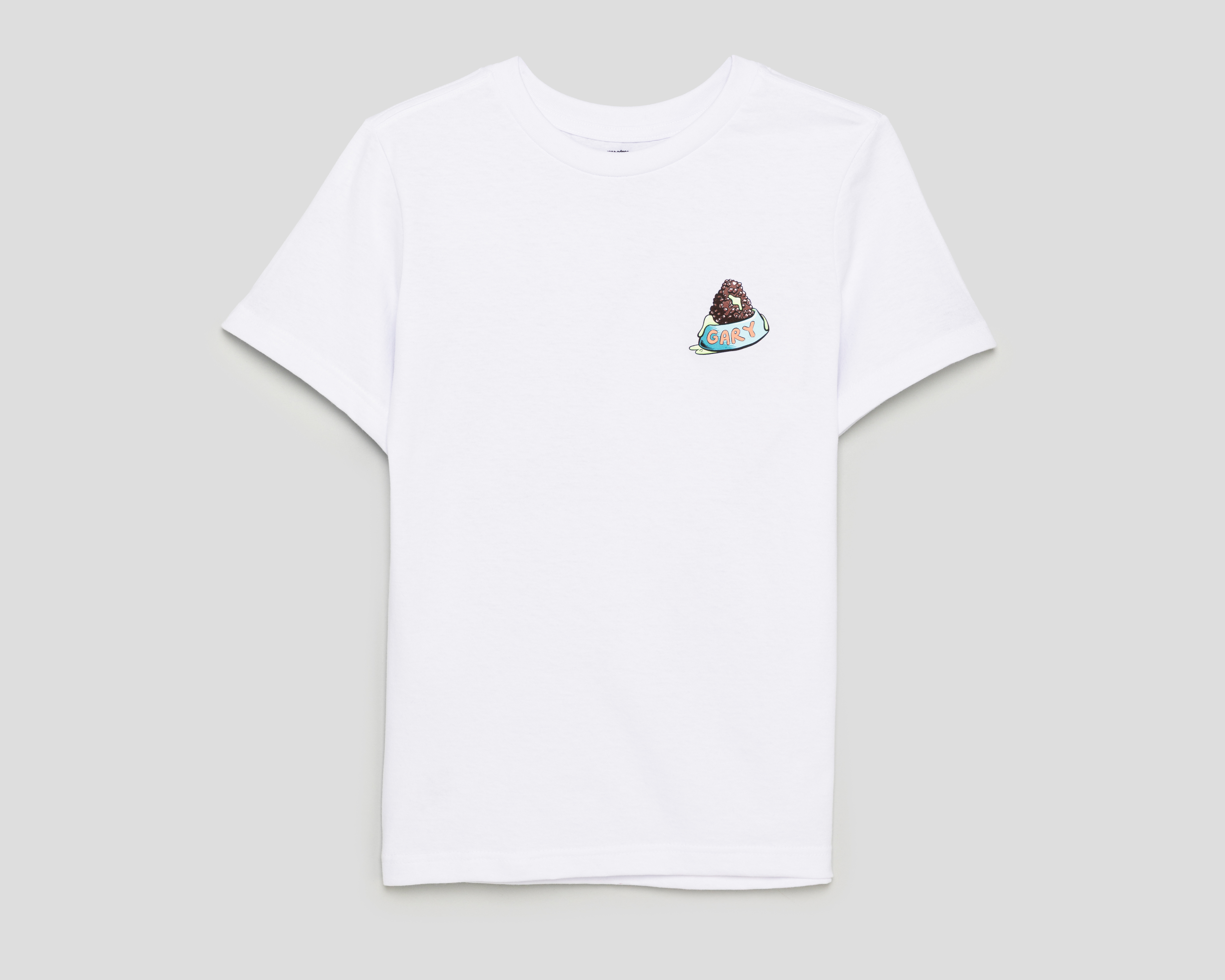 Foto 1 | Foto 1 | Playera de Cuello Redondo Blanca Bob Esponja Juvenil