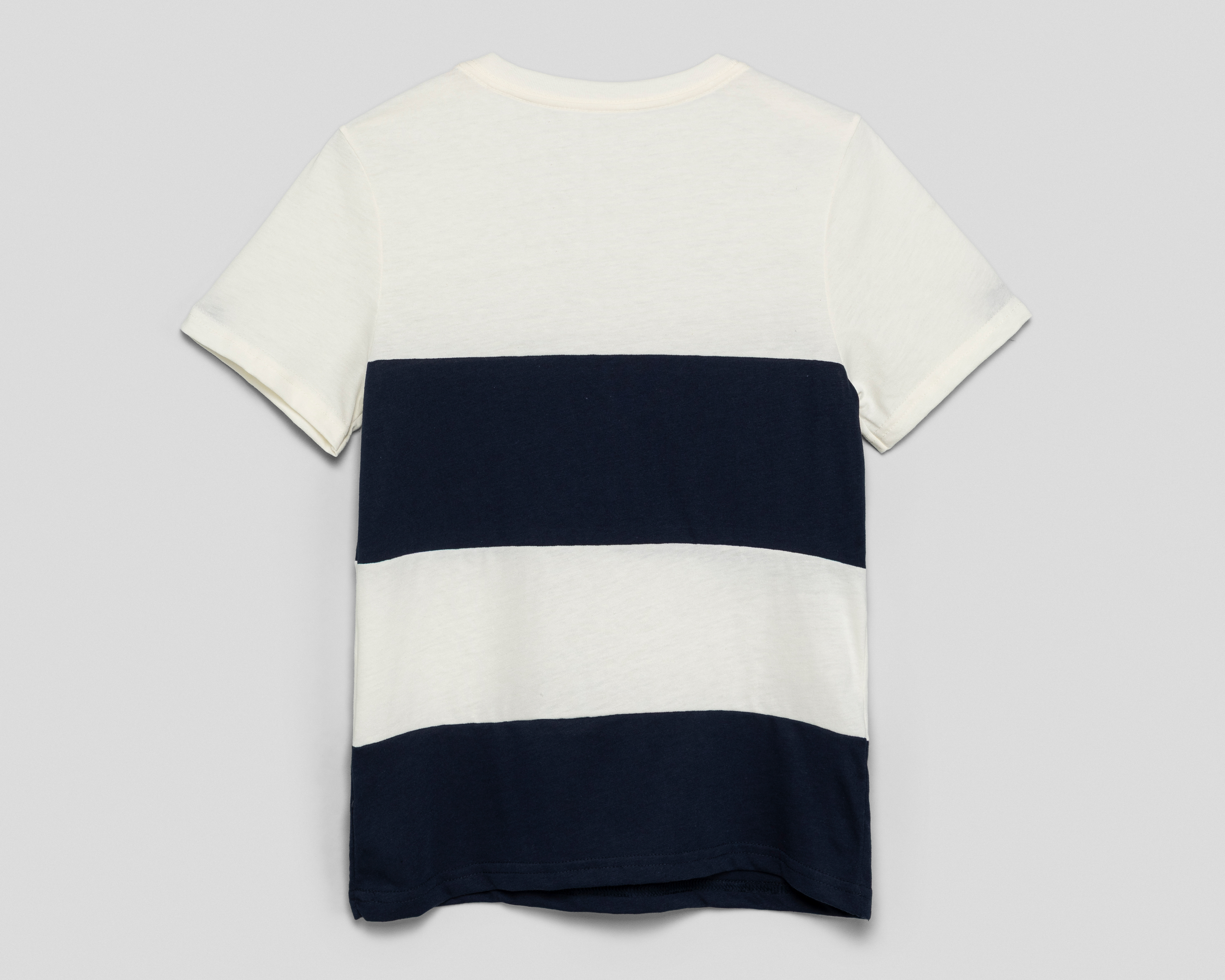 Foto 2 | Foto 2 | Playera de Cuello Redondo Azul/Beige Refill Juvenil