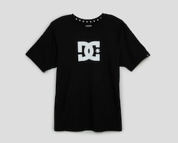Playera de Cuello Redondo Negra DC Shoes para Niño