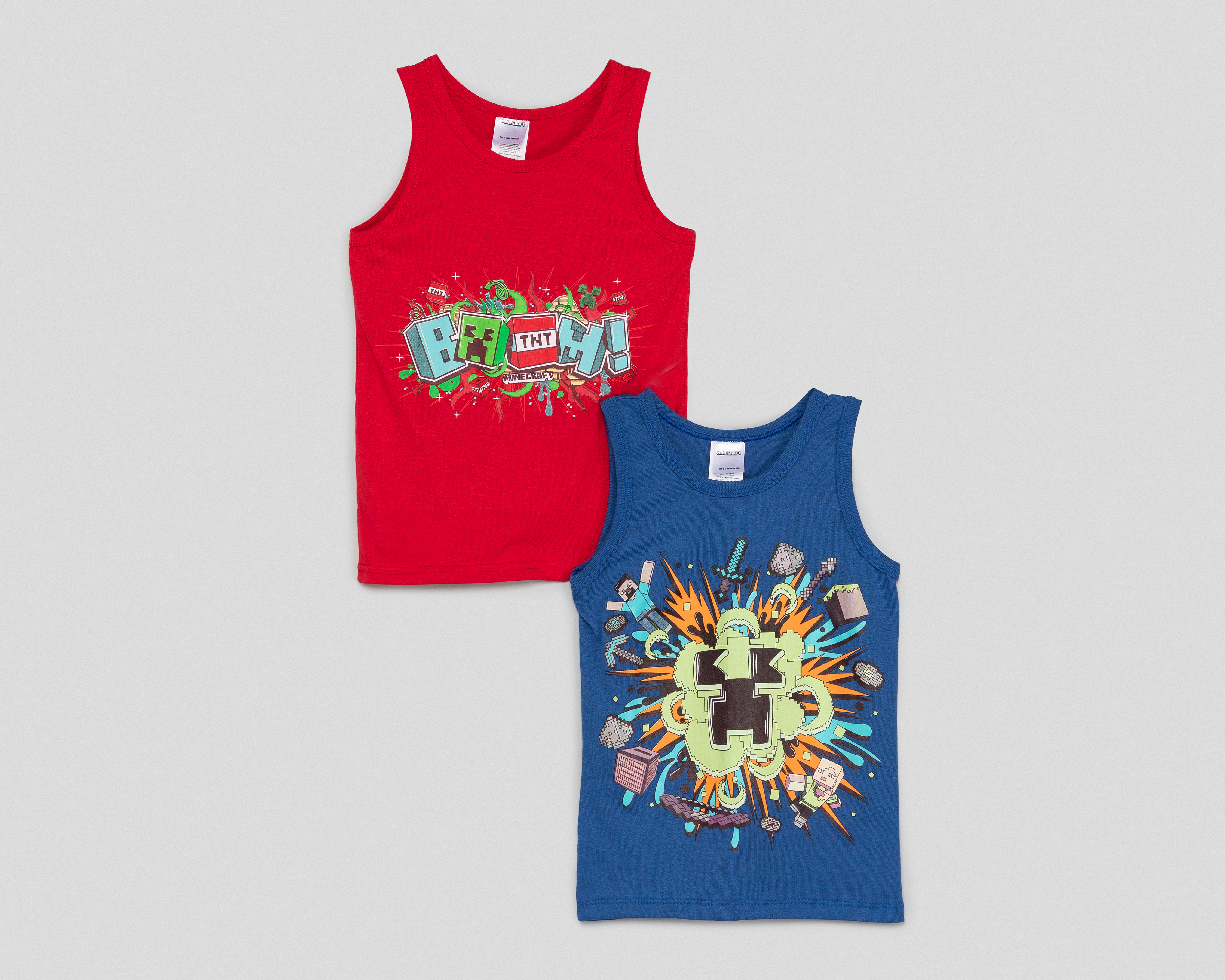 Foto 2 pulgar | Foto 1 | Camiseta Minecraft para Niño 2 Piezas