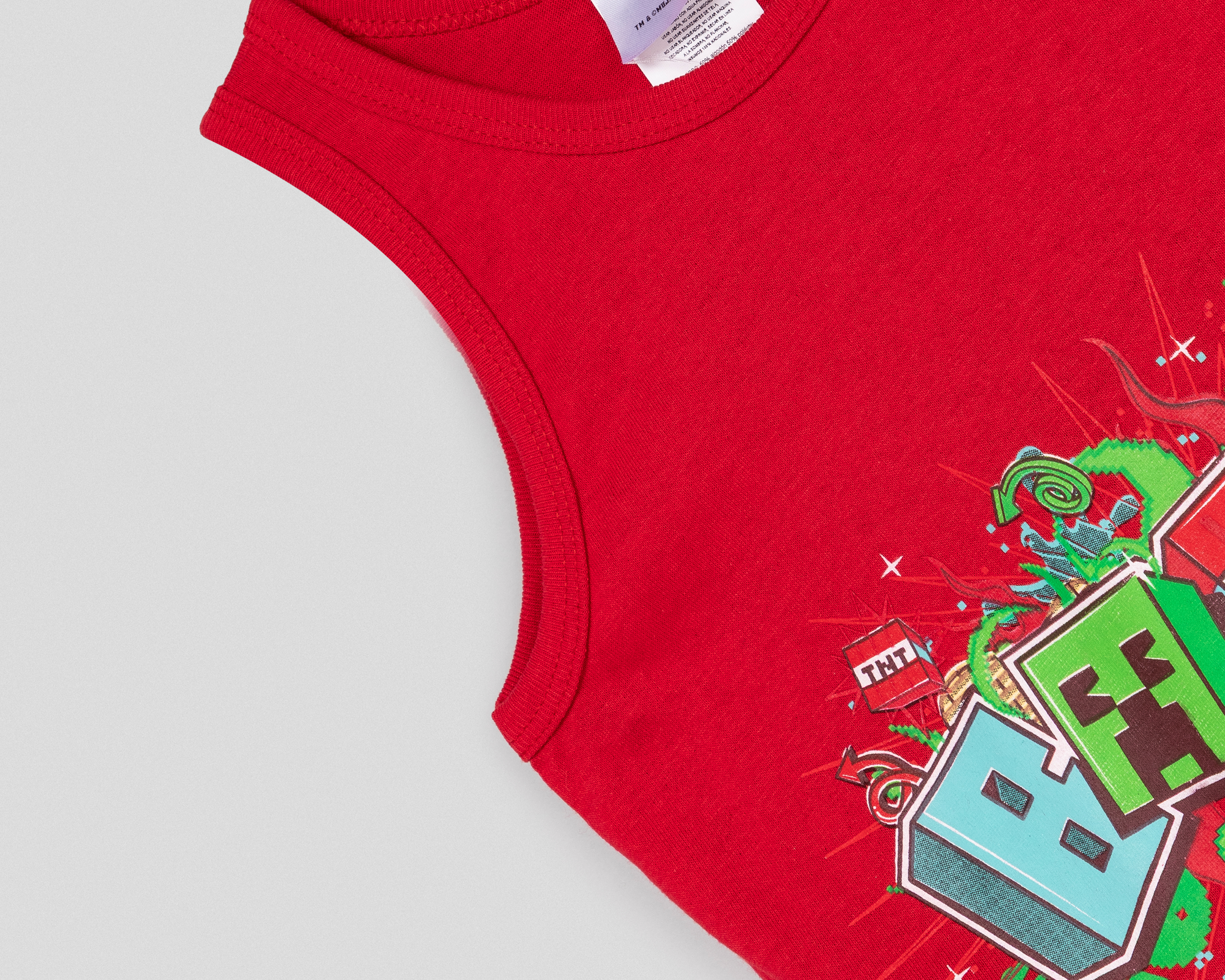 Foto 4 pulgar | Foto 3 | Camiseta Minecraft para Niño 2 Piezas