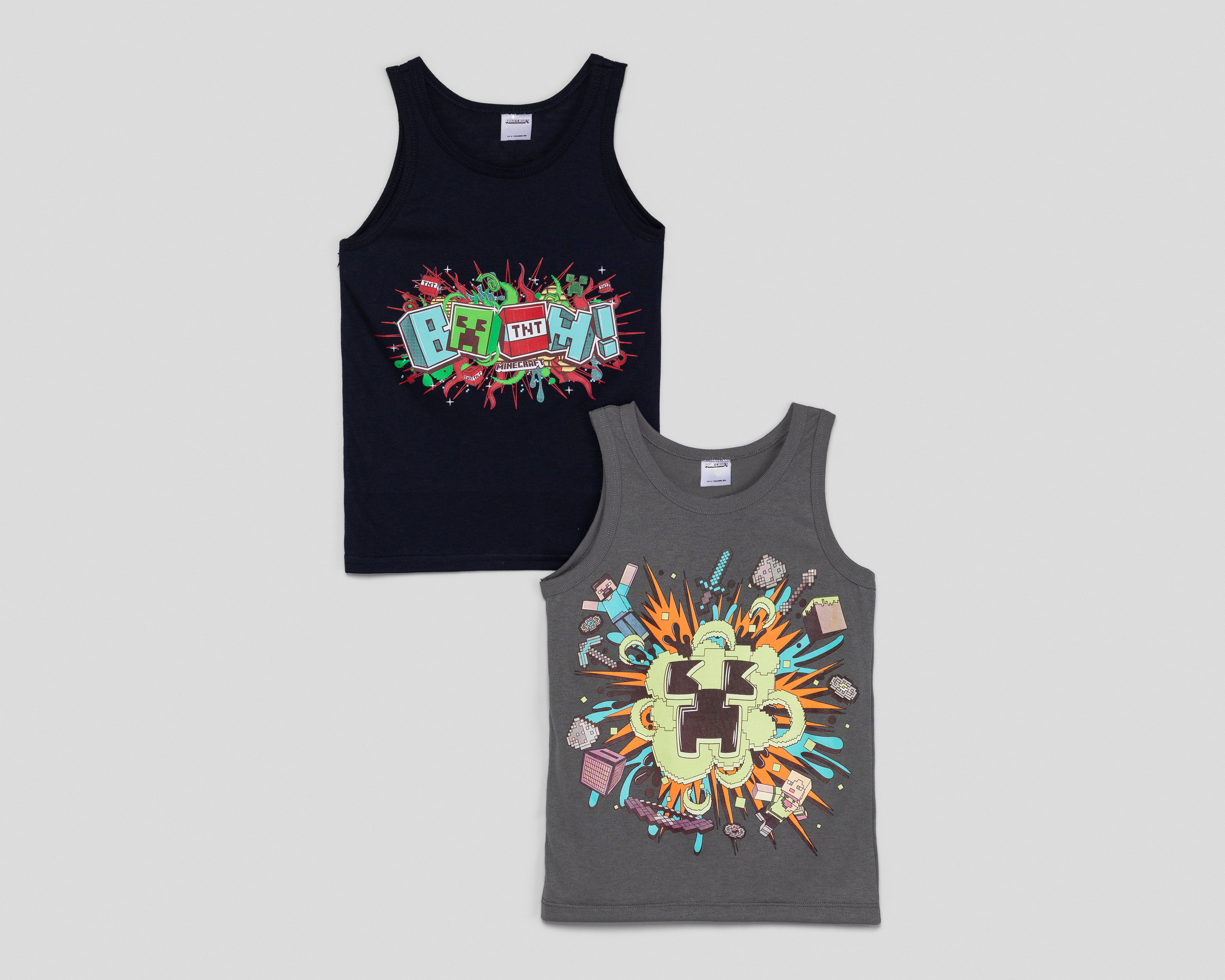 Foto 2 pulgar | Foto 1 | Camiseta Minecraft para Niño 2 Piezas