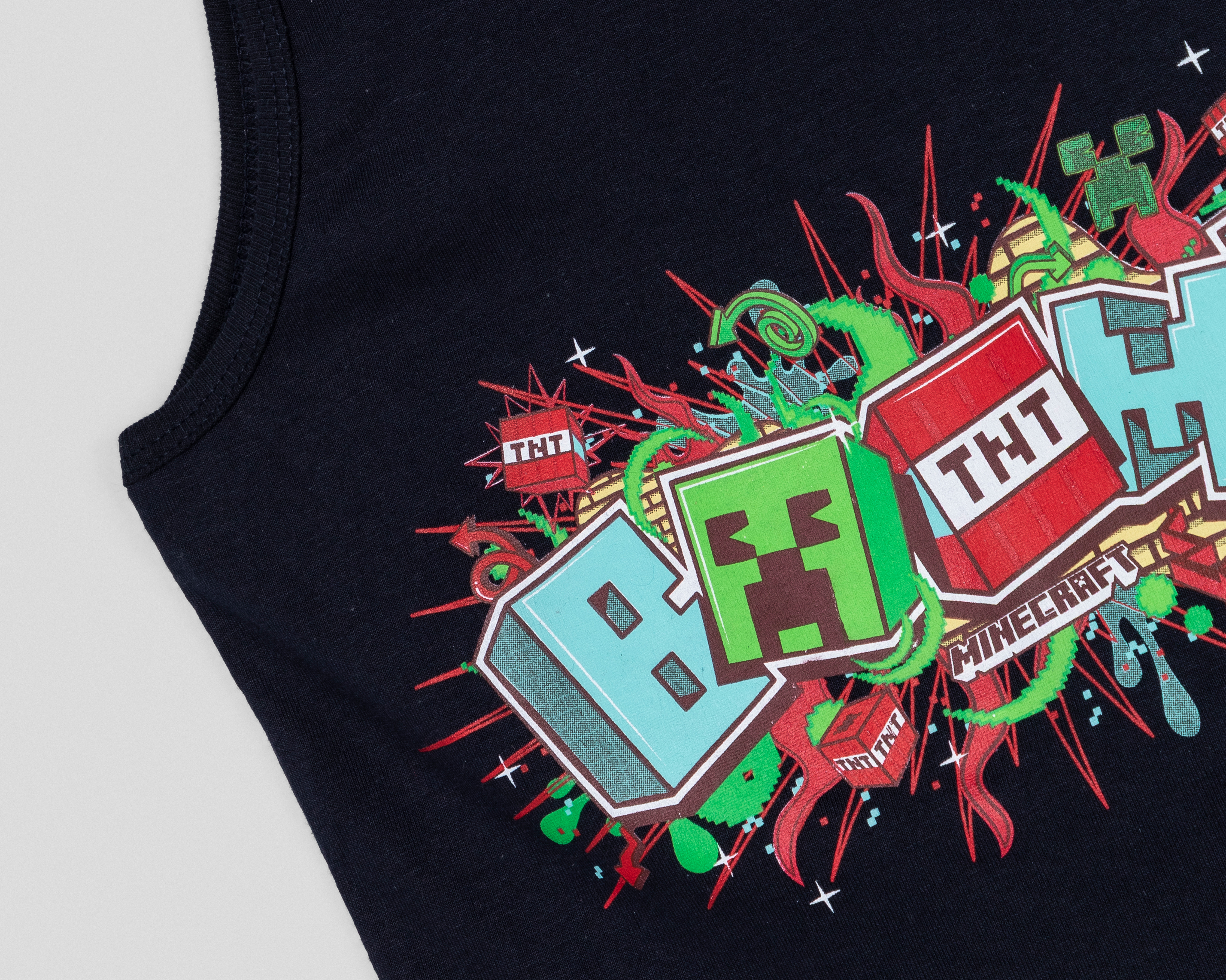 Foto 4 pulgar | Foto 3 | Camiseta Minecraft para Niño 2 Piezas