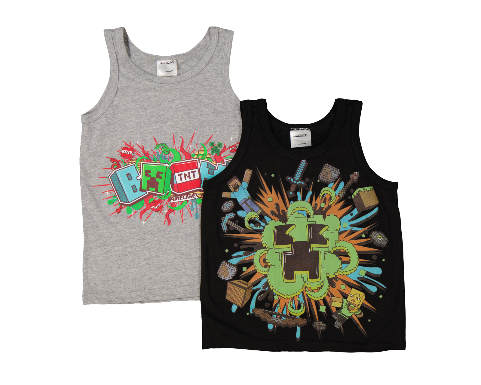 Foto 2 pulgar | Foto 1 | Camiseta Minecraft para Niño 2 Piezas