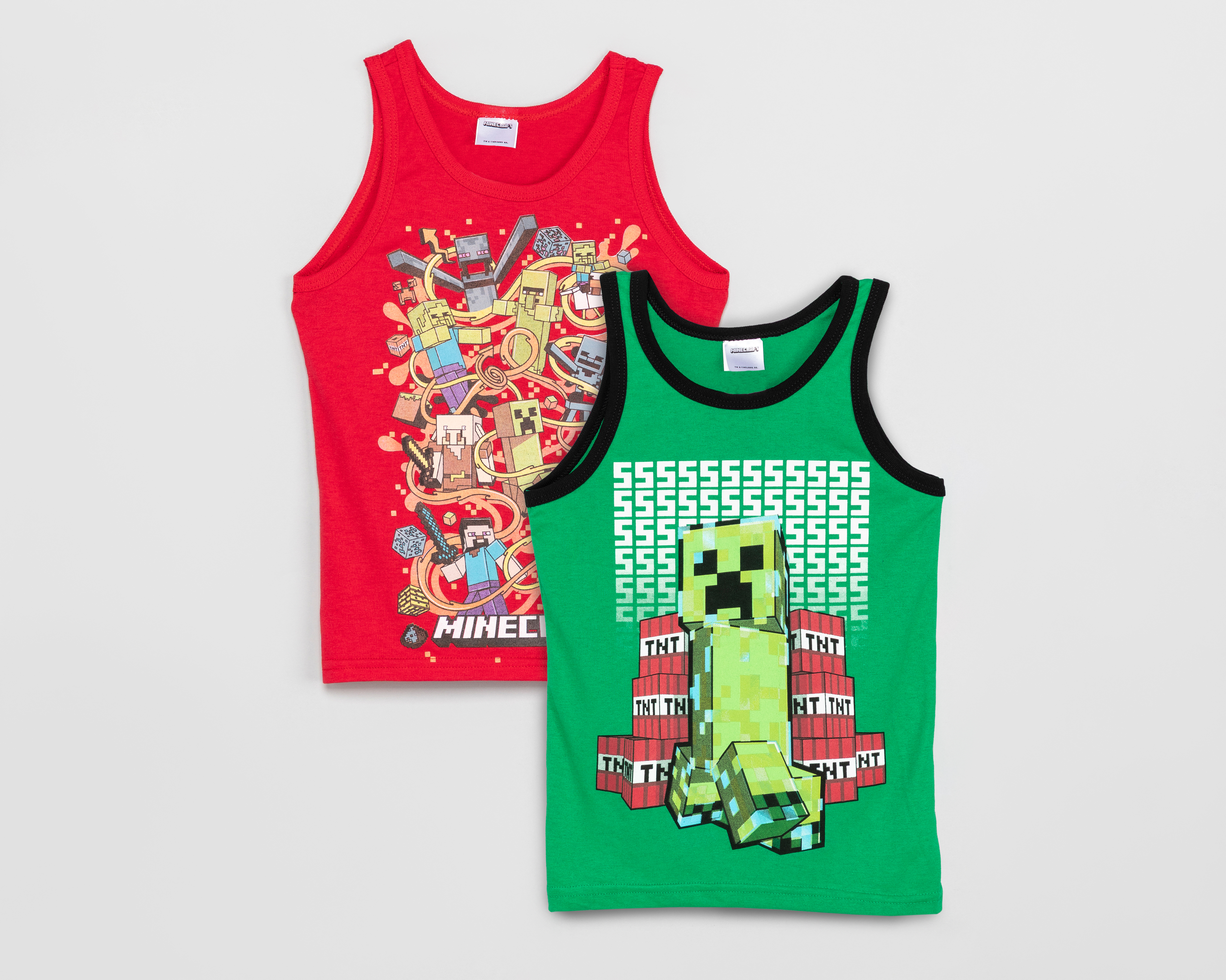 Foto 2 pulgar | Foto 1 | Camiseta Minecraft para Niño 2 Piezas