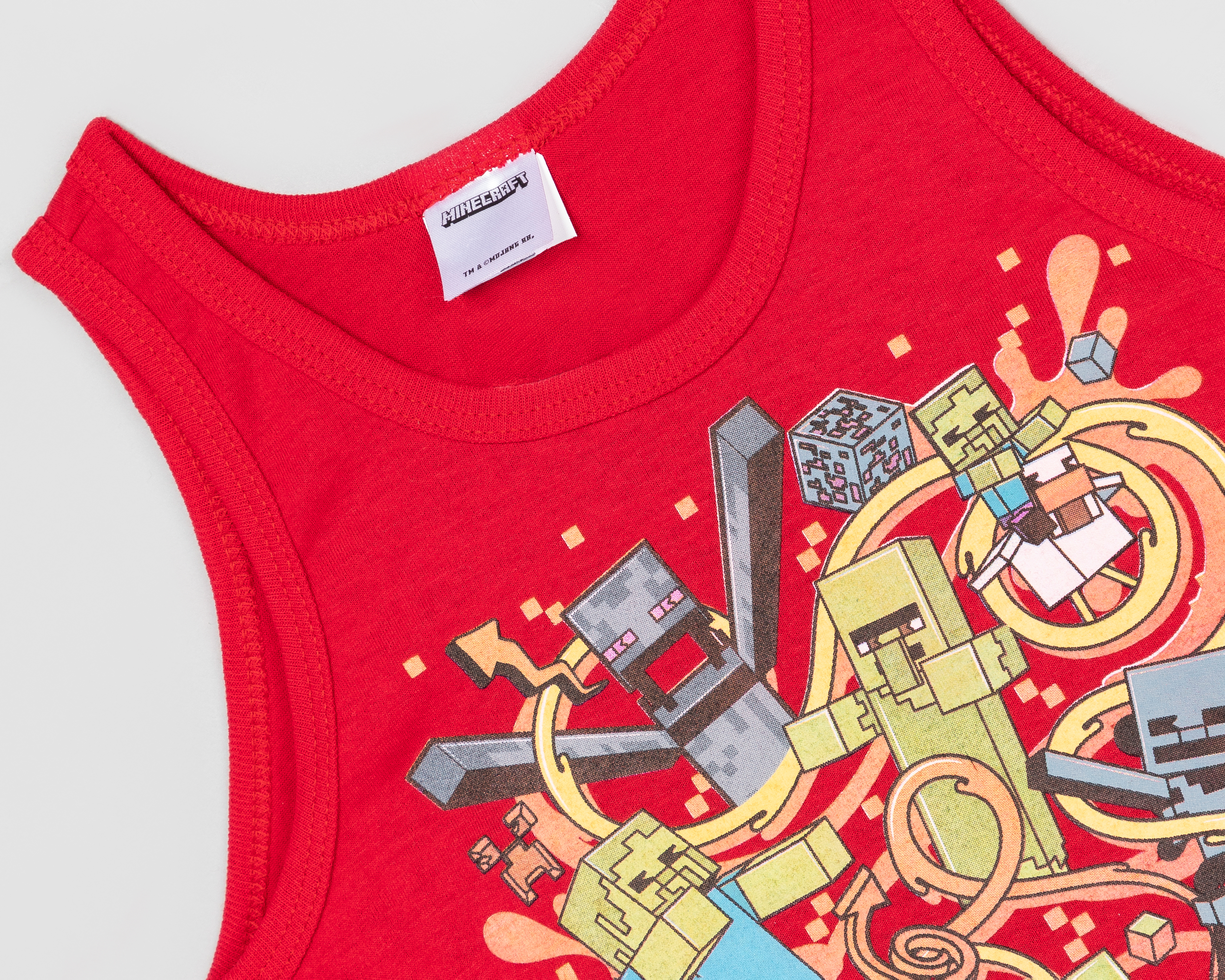 Foto 5 pulgar | Foto 4 | Camiseta Minecraft para Niño 2 Piezas