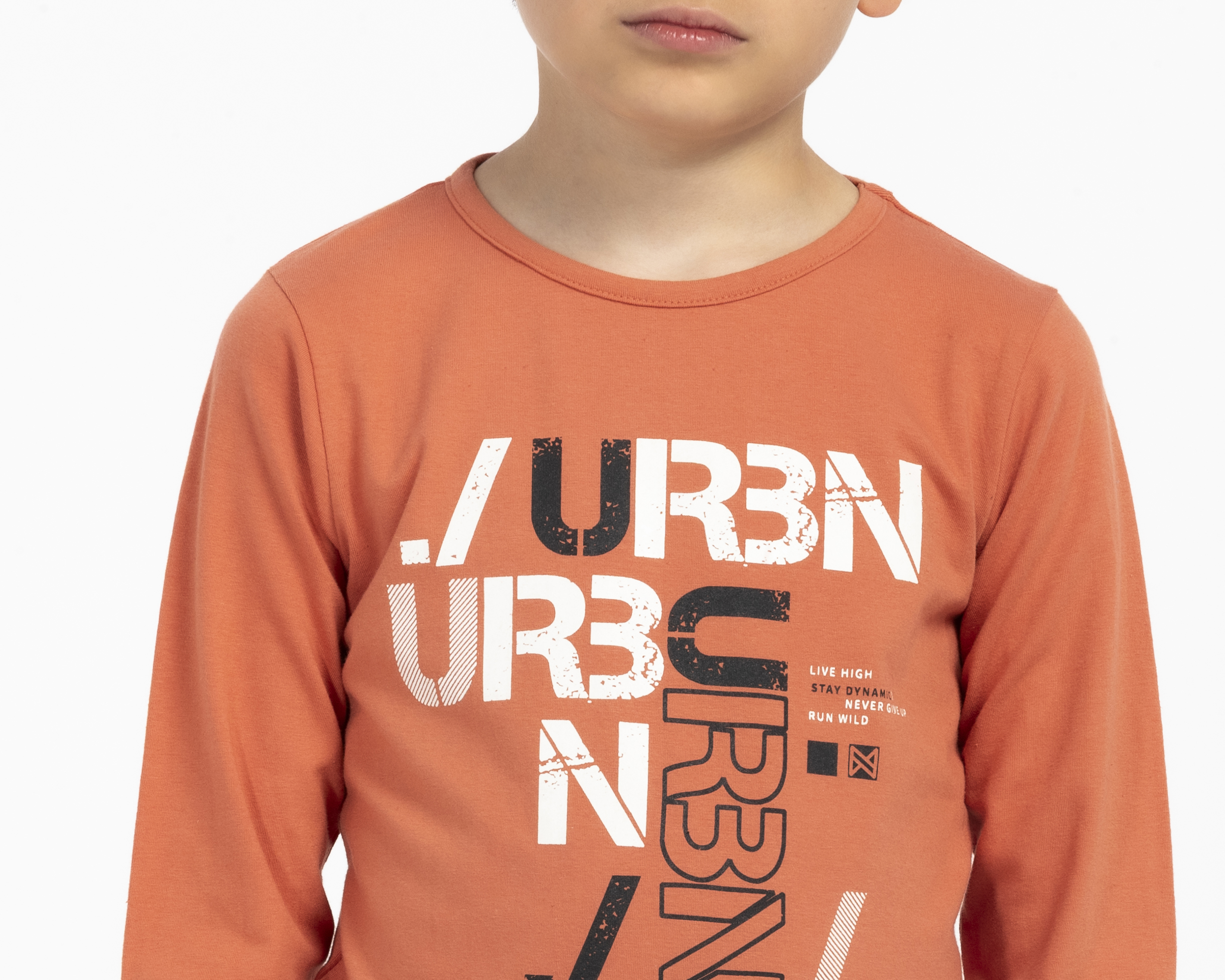 Foto 4 | Foto 4 | Playera de Cuello Redondo Anaranjada Koko Noko para Niño