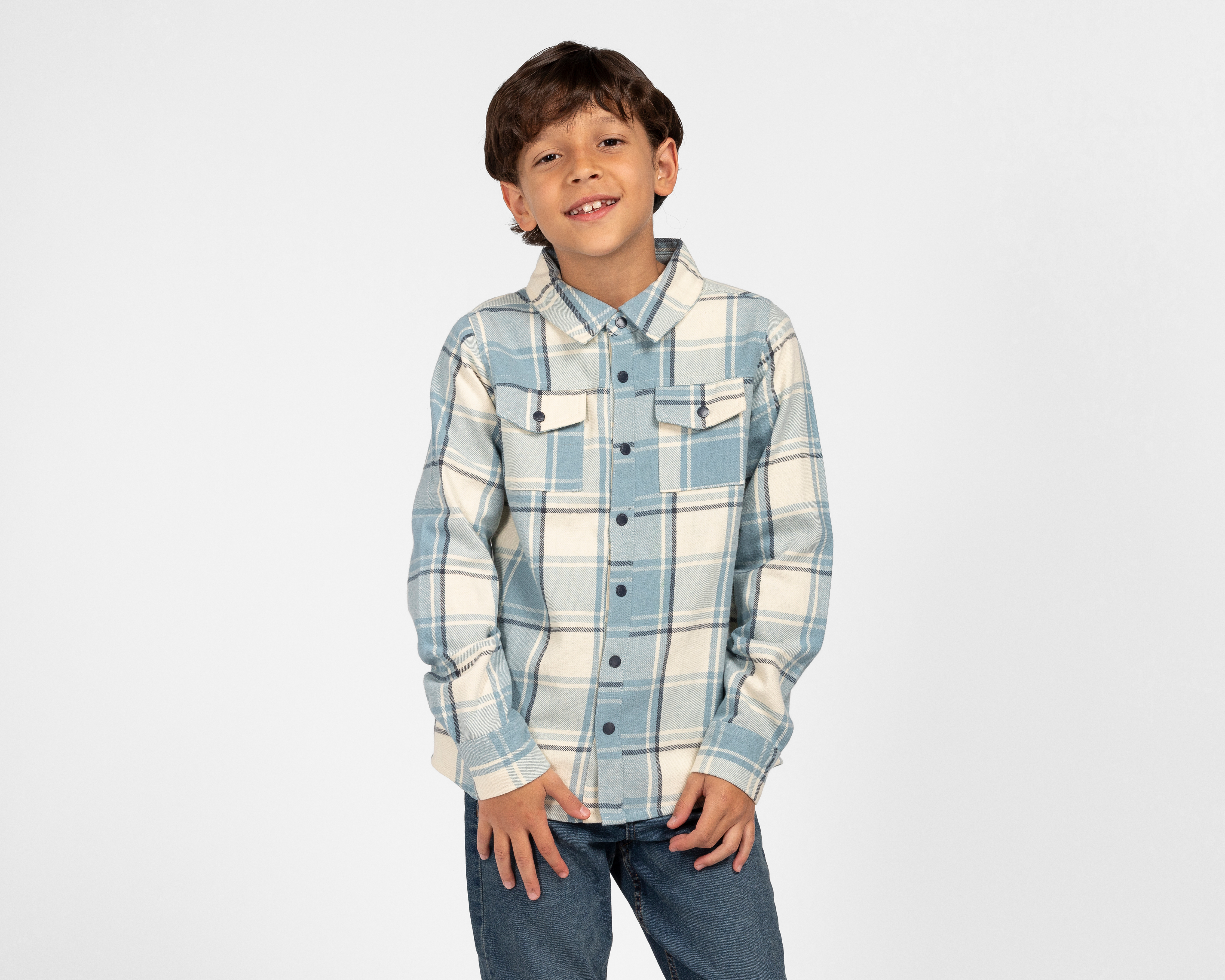 Foto 1 | Foto 1 | Camisa de Cuello Americano Azul Koko Noko para Niño