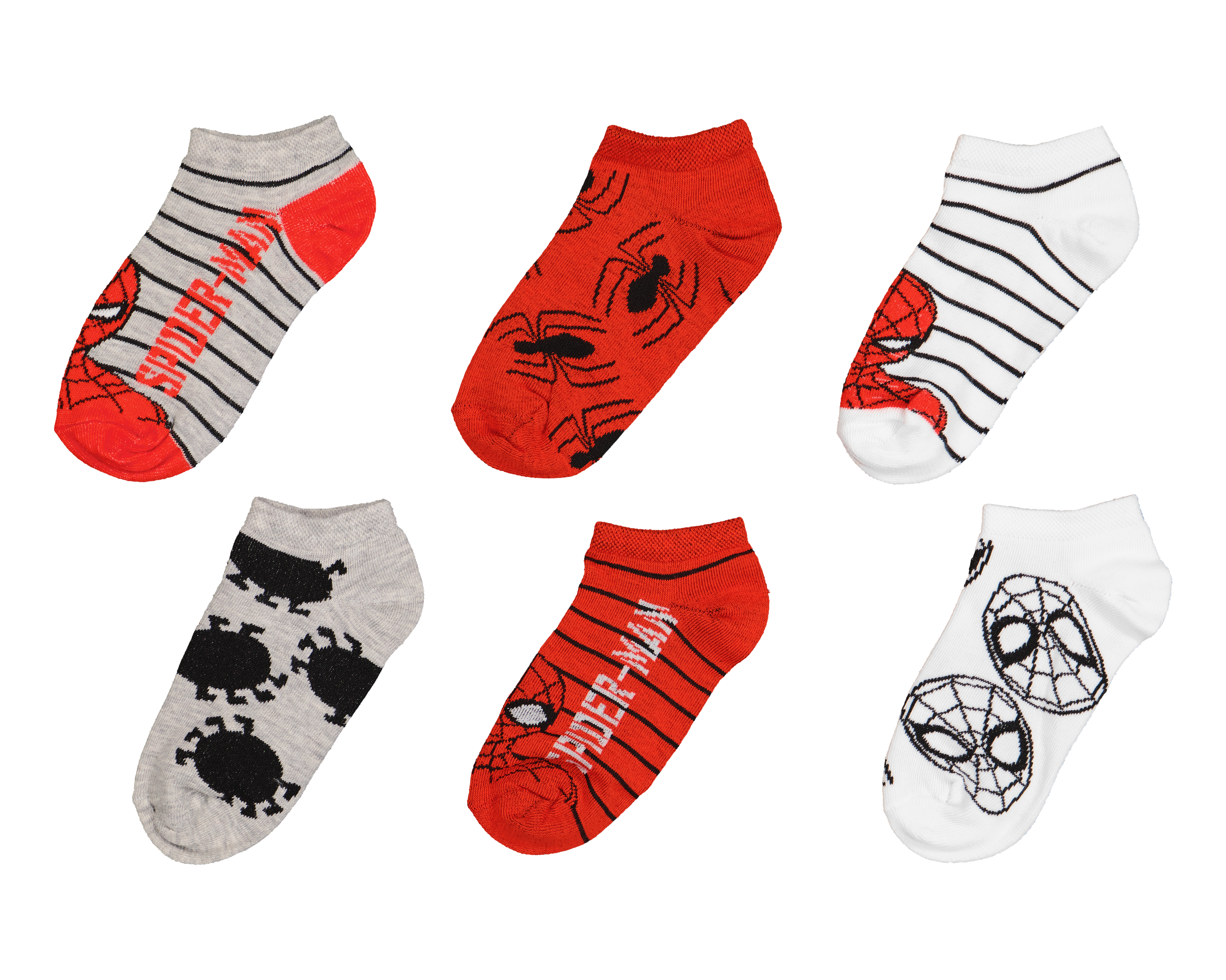 Foto 2 pulgar | Foto 1 | Calcetas Marvel Spider-Man para Niño 6 Pares