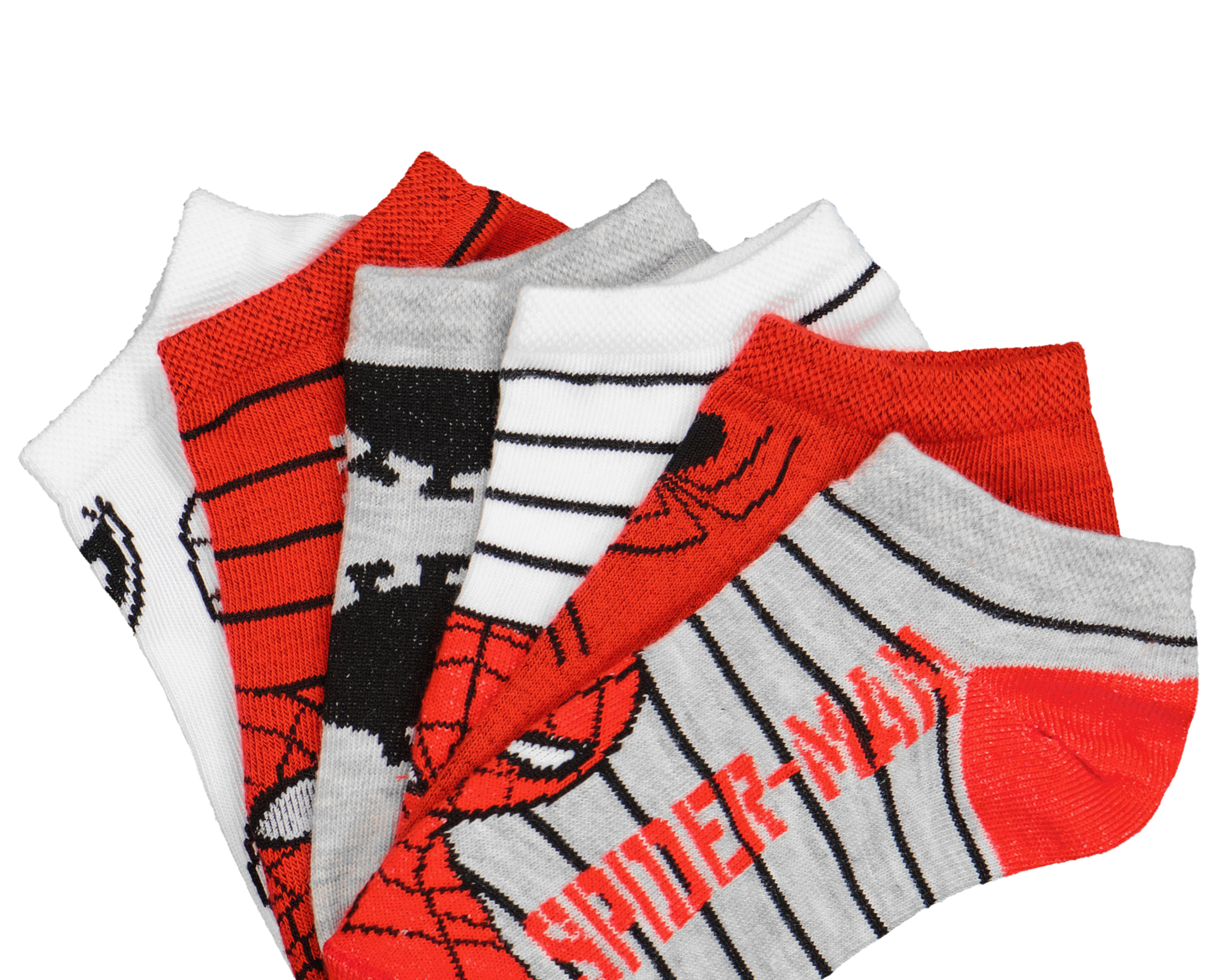 Foto 3 pulgar | Foto 2 | Calcetas Marvel Spider-Man para Niño 6 Pares