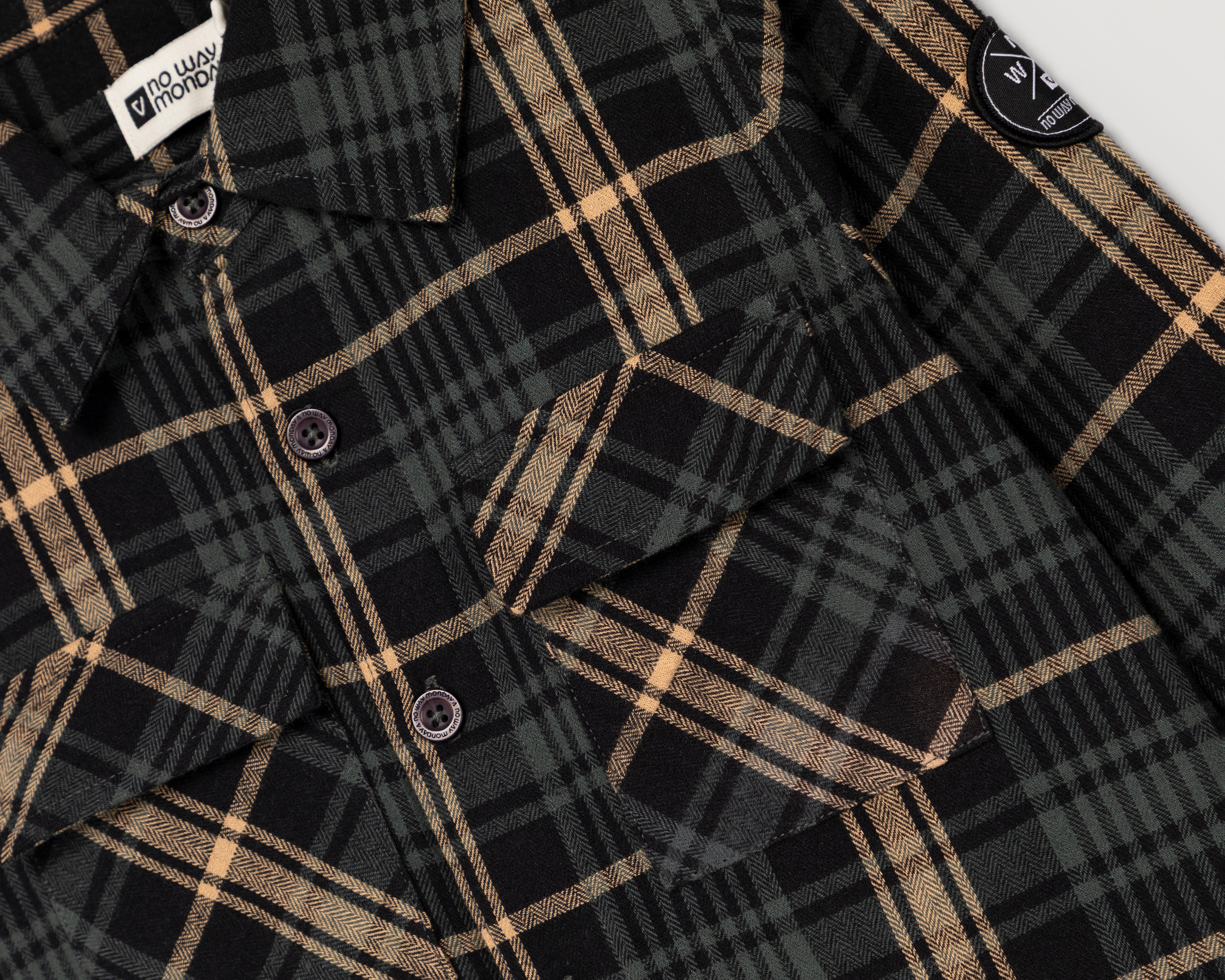 Foto 4 pulgar | Foto 3 | Camisa de Cuello Americano Negra Koko Noko para Niño