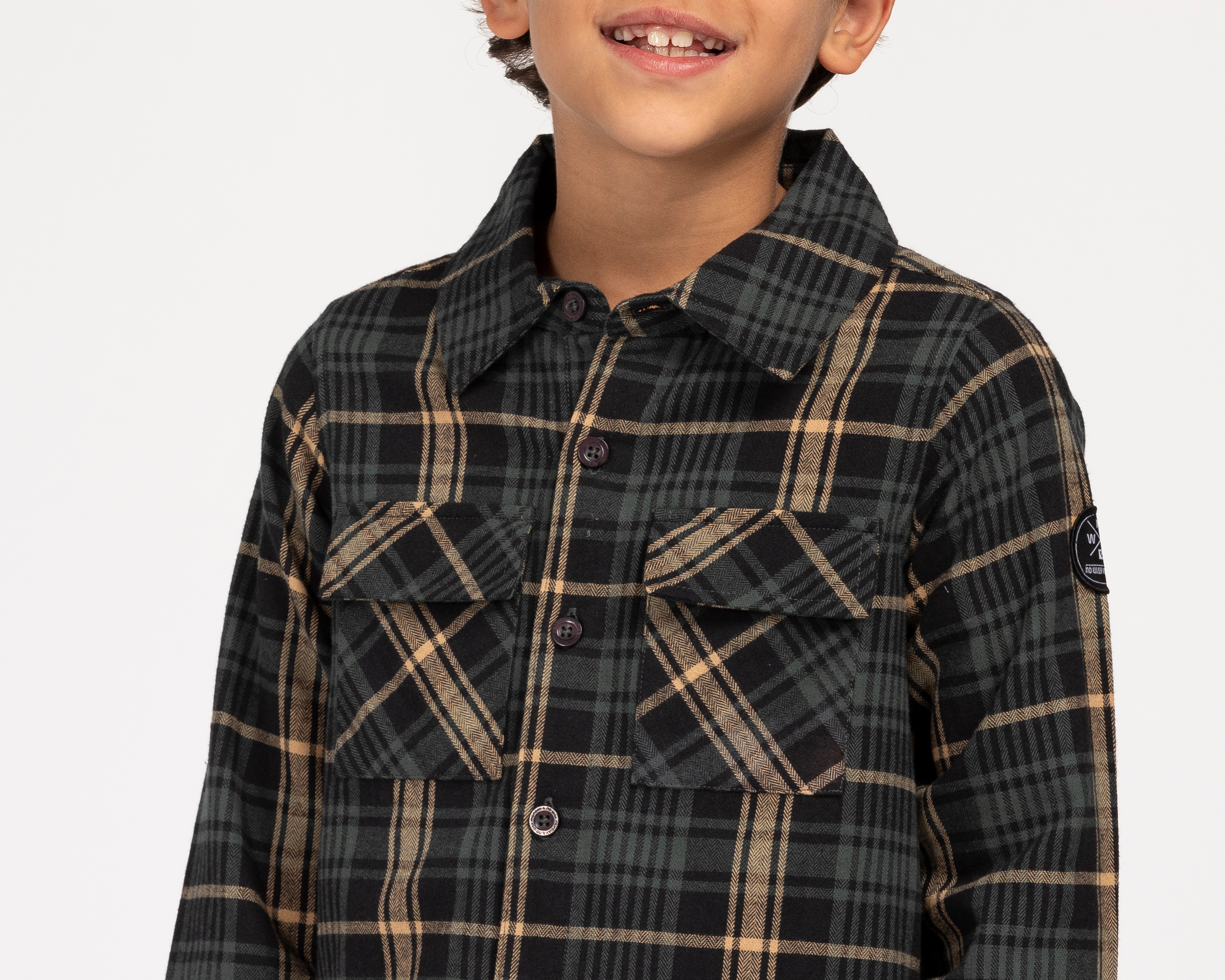 Foto 5 | Foto 4 | Camisa de Cuello Americano Negra Koko Noko para Niño