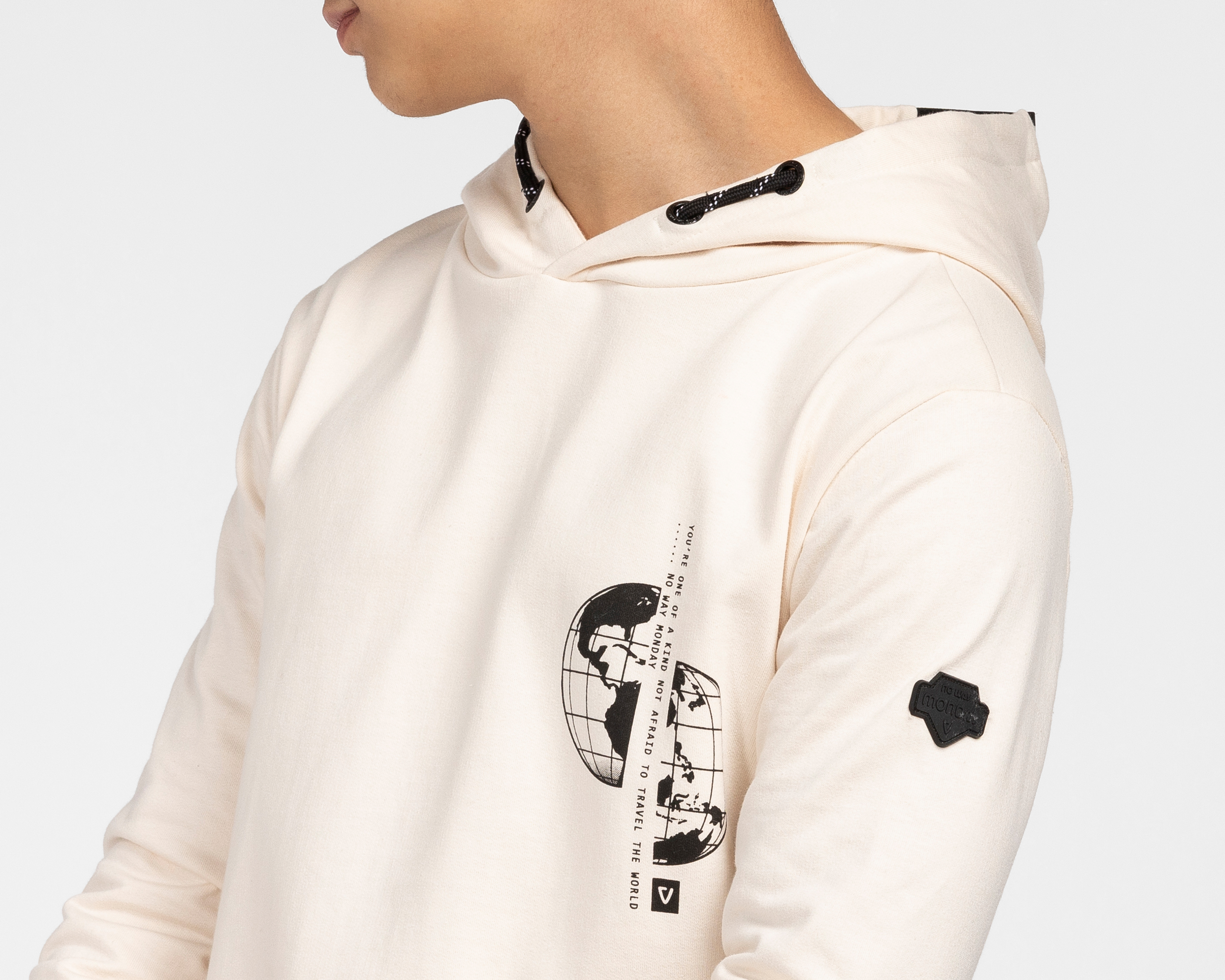 Foto 5 pulgar | Foto 4 | Sudadera con Capucha No Way Monday Juvenil