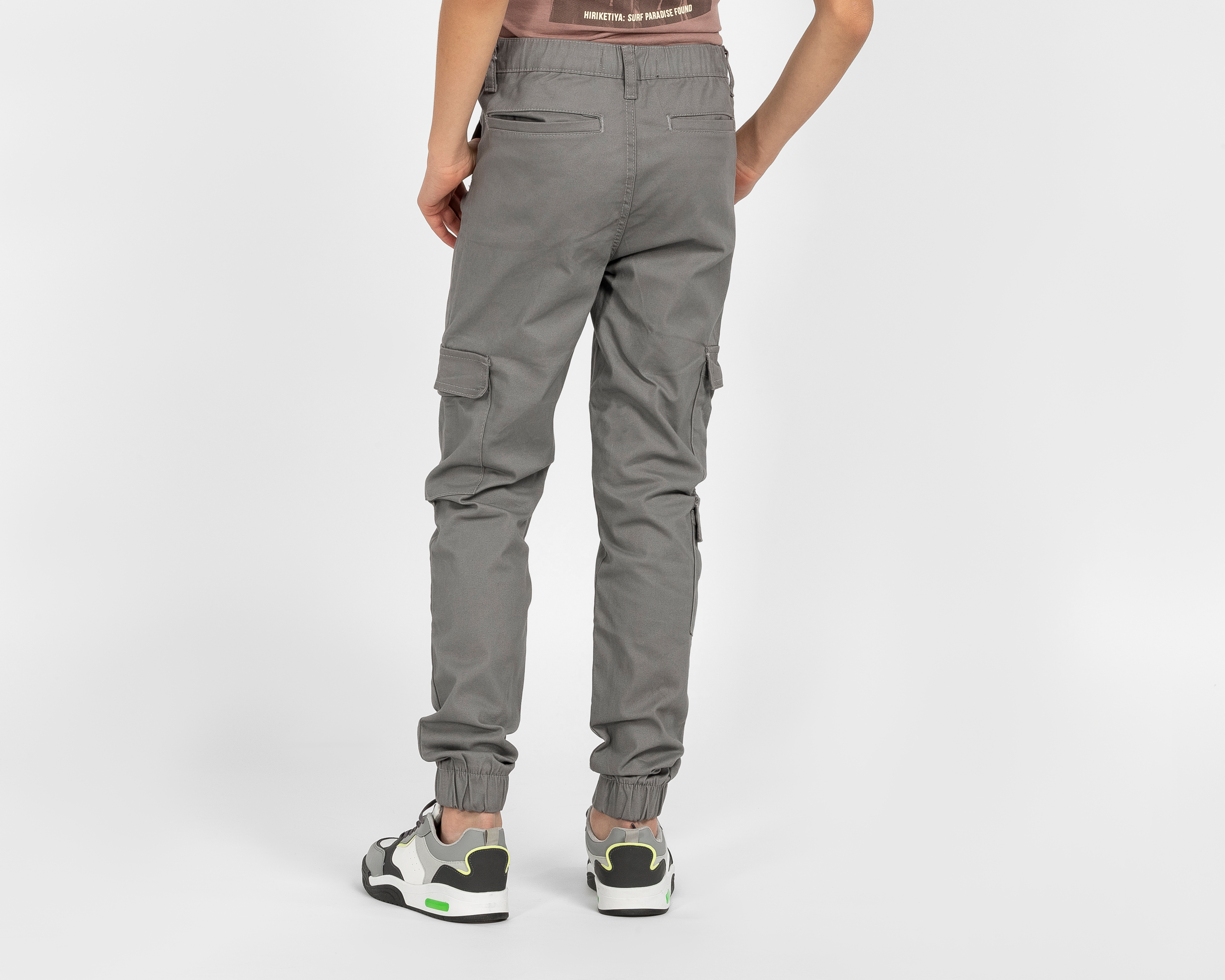 Foto 4 | Foto 4 | Pantalón de Gabardina Neo*City Gris Juvenil