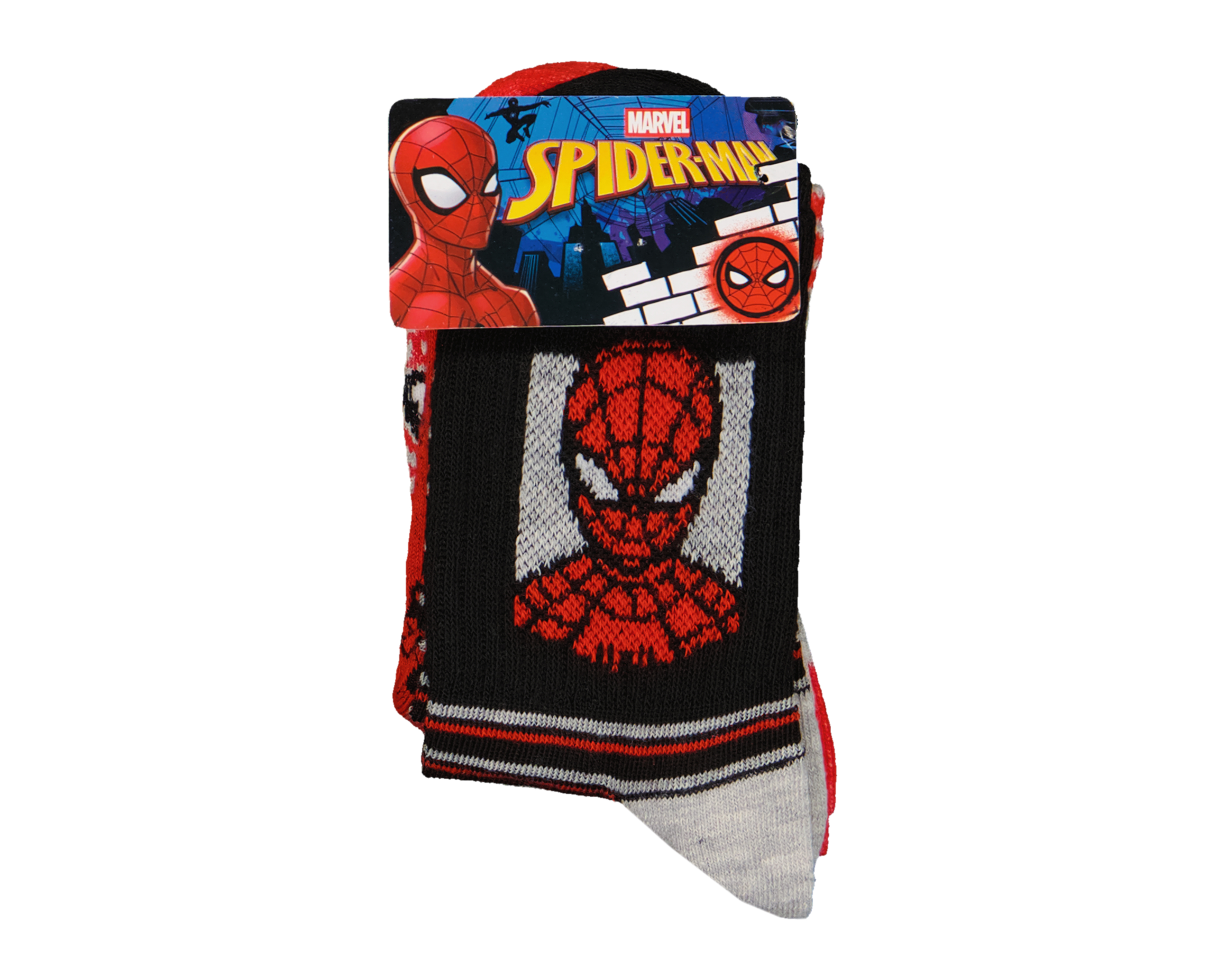 Foto 4 pulgar | Foto 3 | Calcetas Marvel Spider-Man para Niño 3 Pares