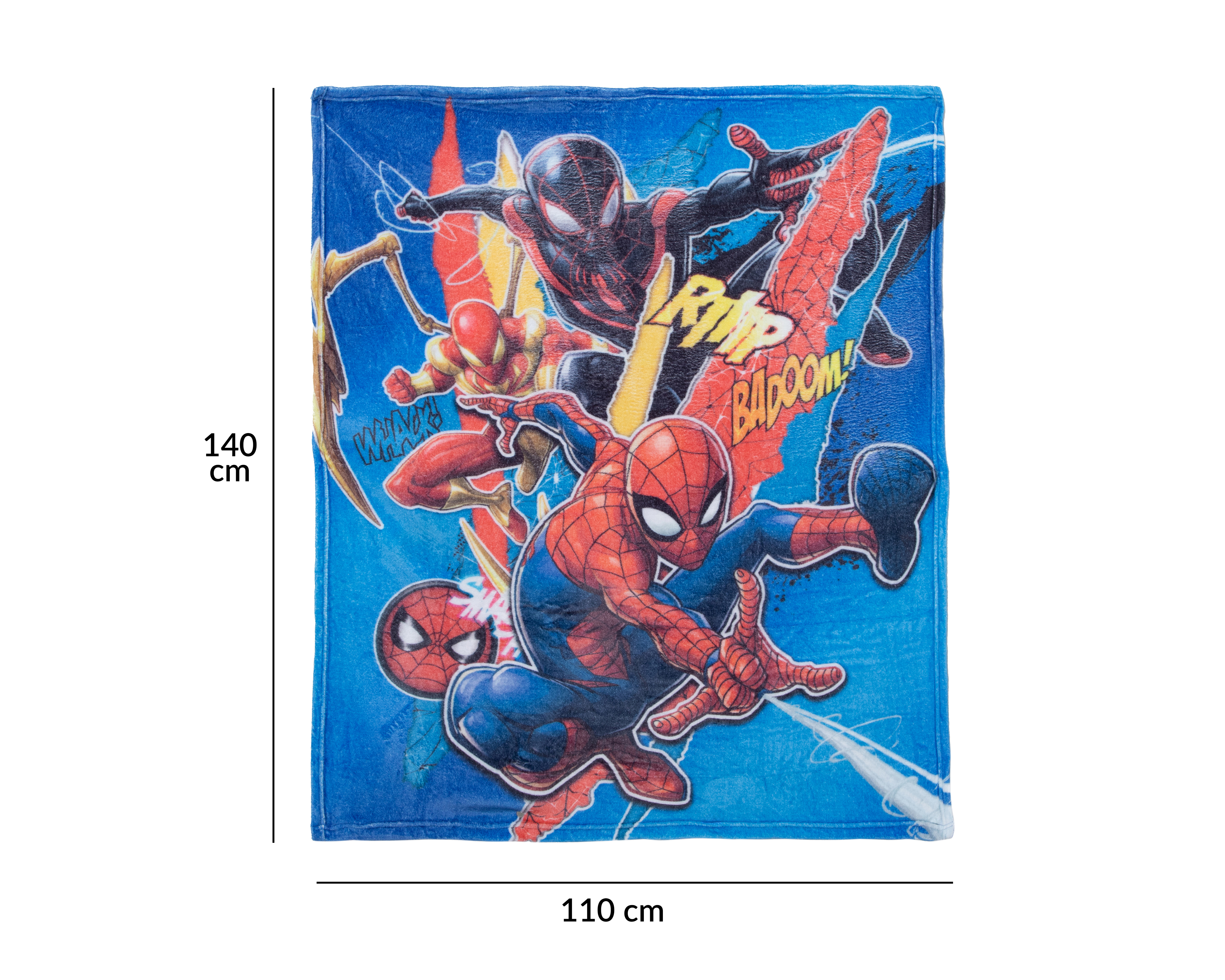 Foto 6 pulgar | Foto 5 | Frazada Individual Marvel Spider-Man Spider Batalla Estampado