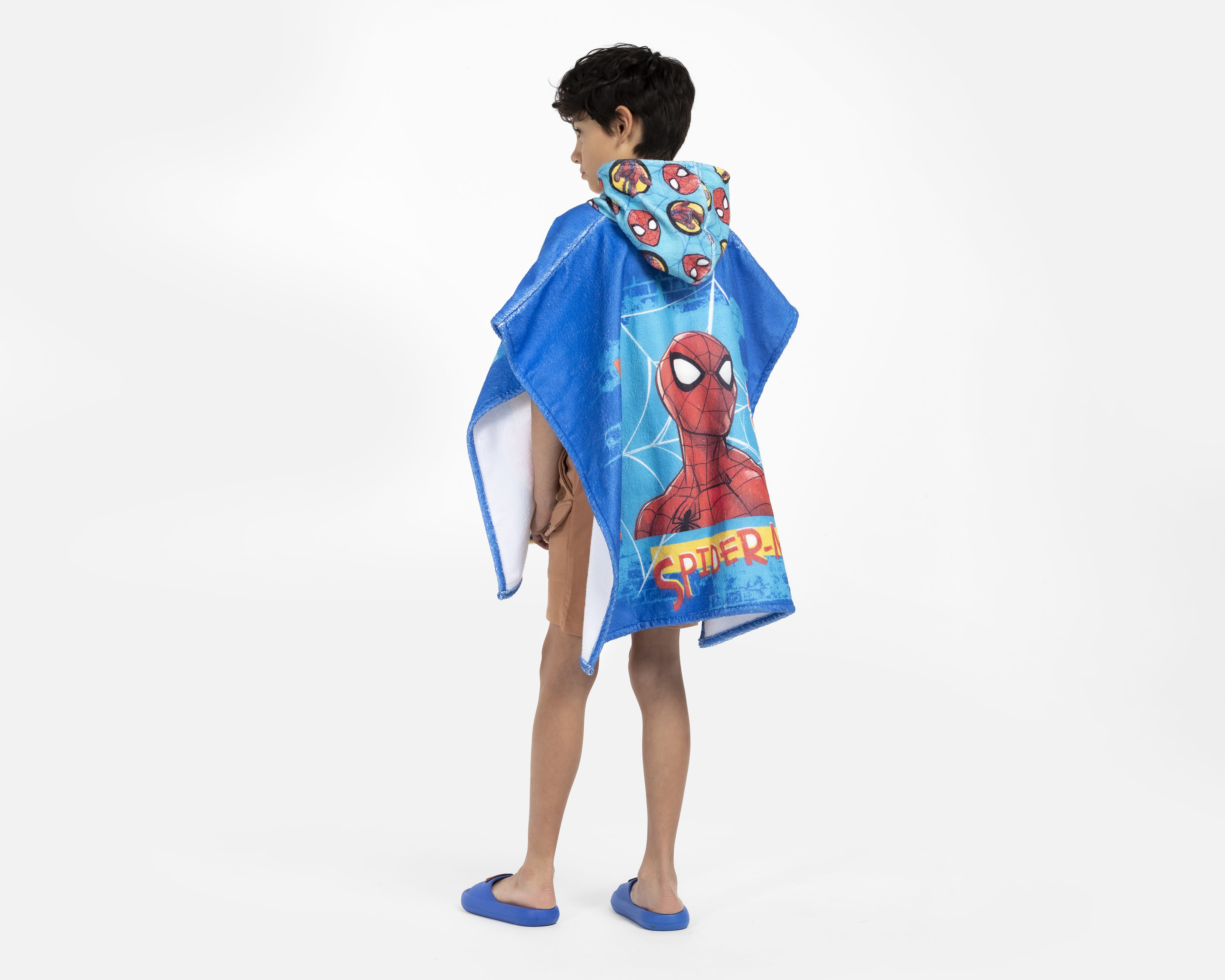Foto 3 pulgar | Foto 2 | Toalla con Capucha para Niño Marvel Spider-Man Spider Hero