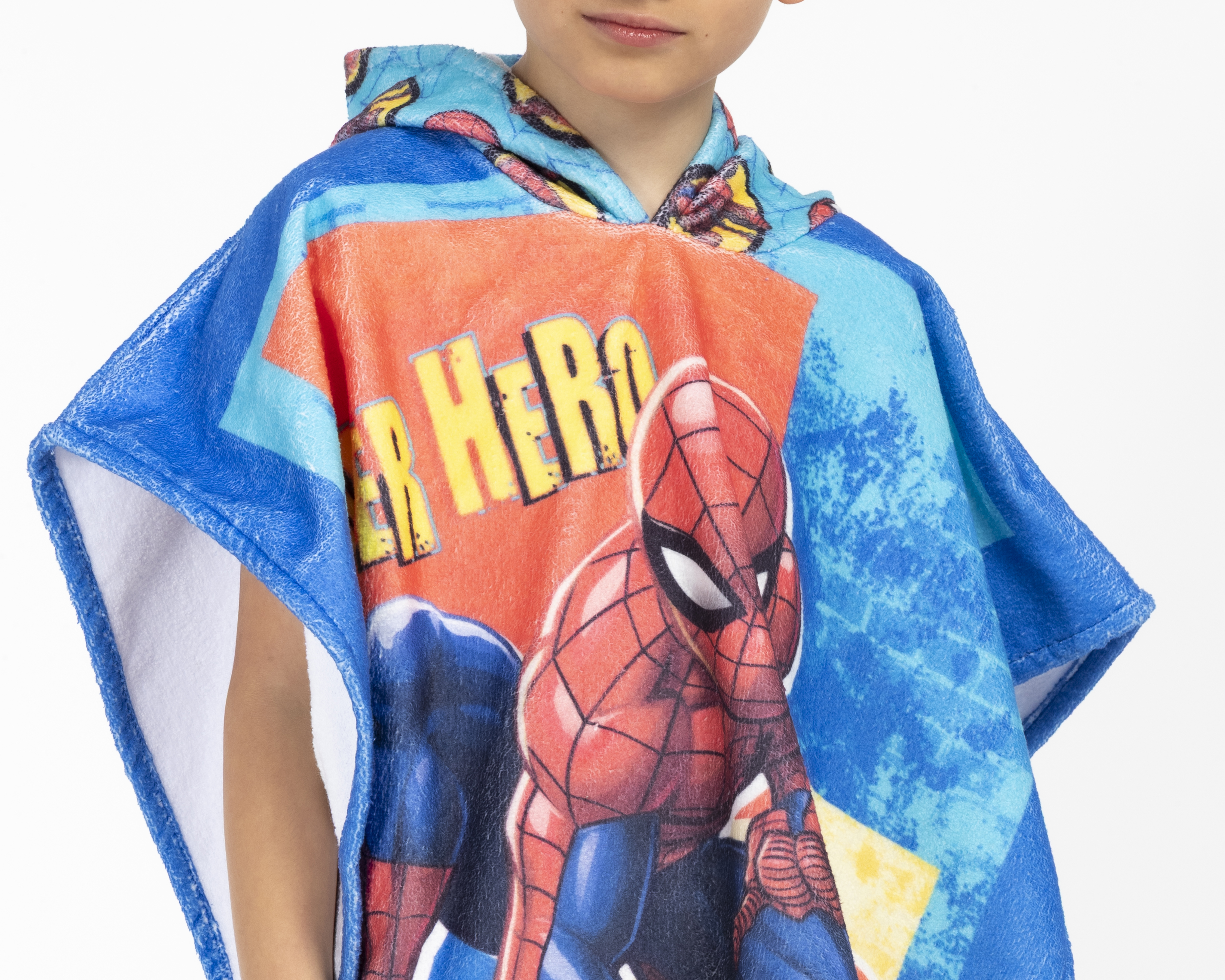Foto 4 pulgar | Foto 3 | Toalla con Capucha para Niño Marvel Spider-Man Spider Hero