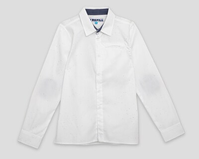 Foto 1 | Foto 1 | Camisa de Cuello Americano Blanca Refill para Niño